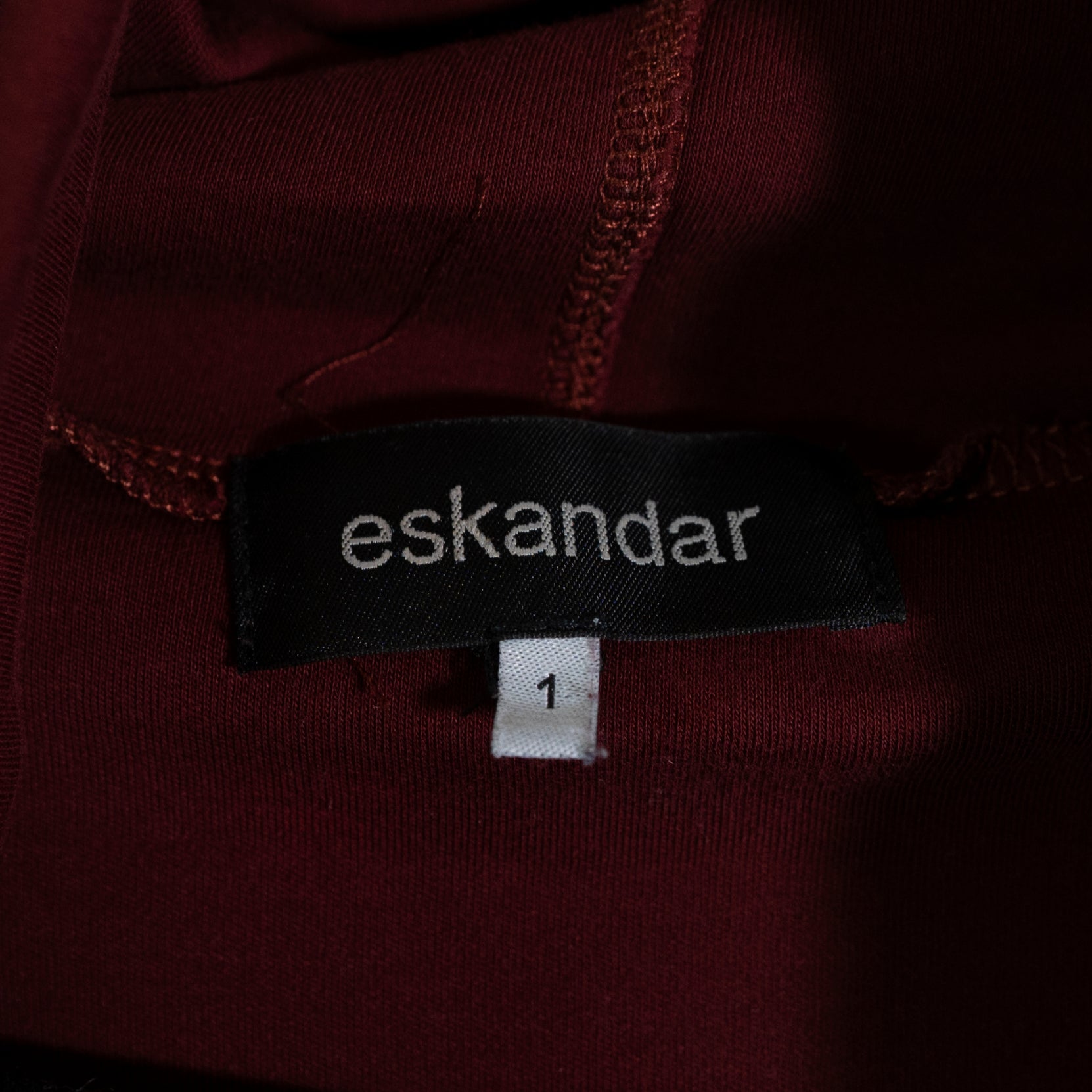 Eskandar Women's Pima Cotton Knit Stretch Long Sleeve Turtleneck Pullover Shirt