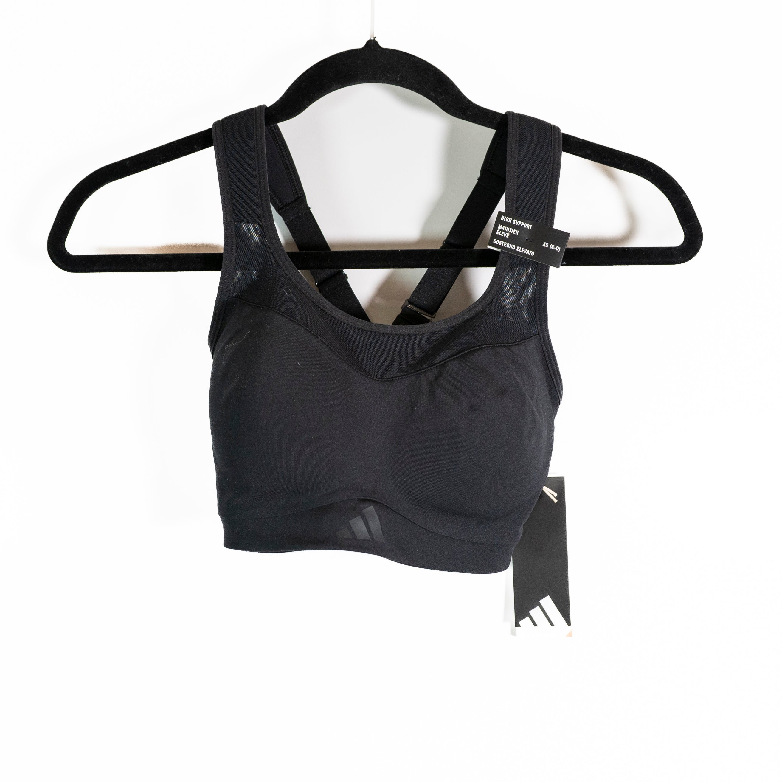 NEW Adidas Women's TLRD Impact Training High Support Sports Bra Black XS