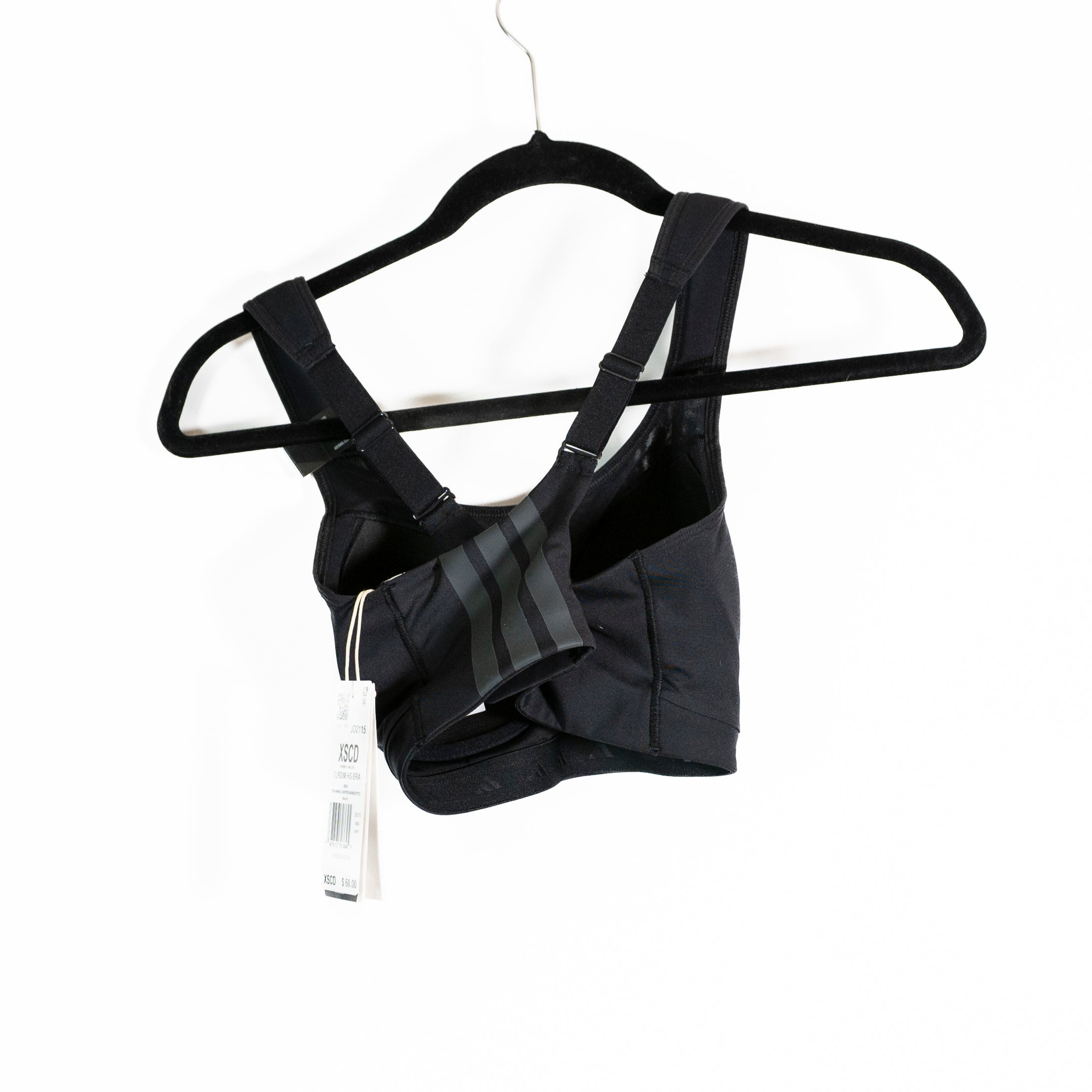 NEW Adidas Women's TLRD Impact Training High Support Sports Bra Black XS