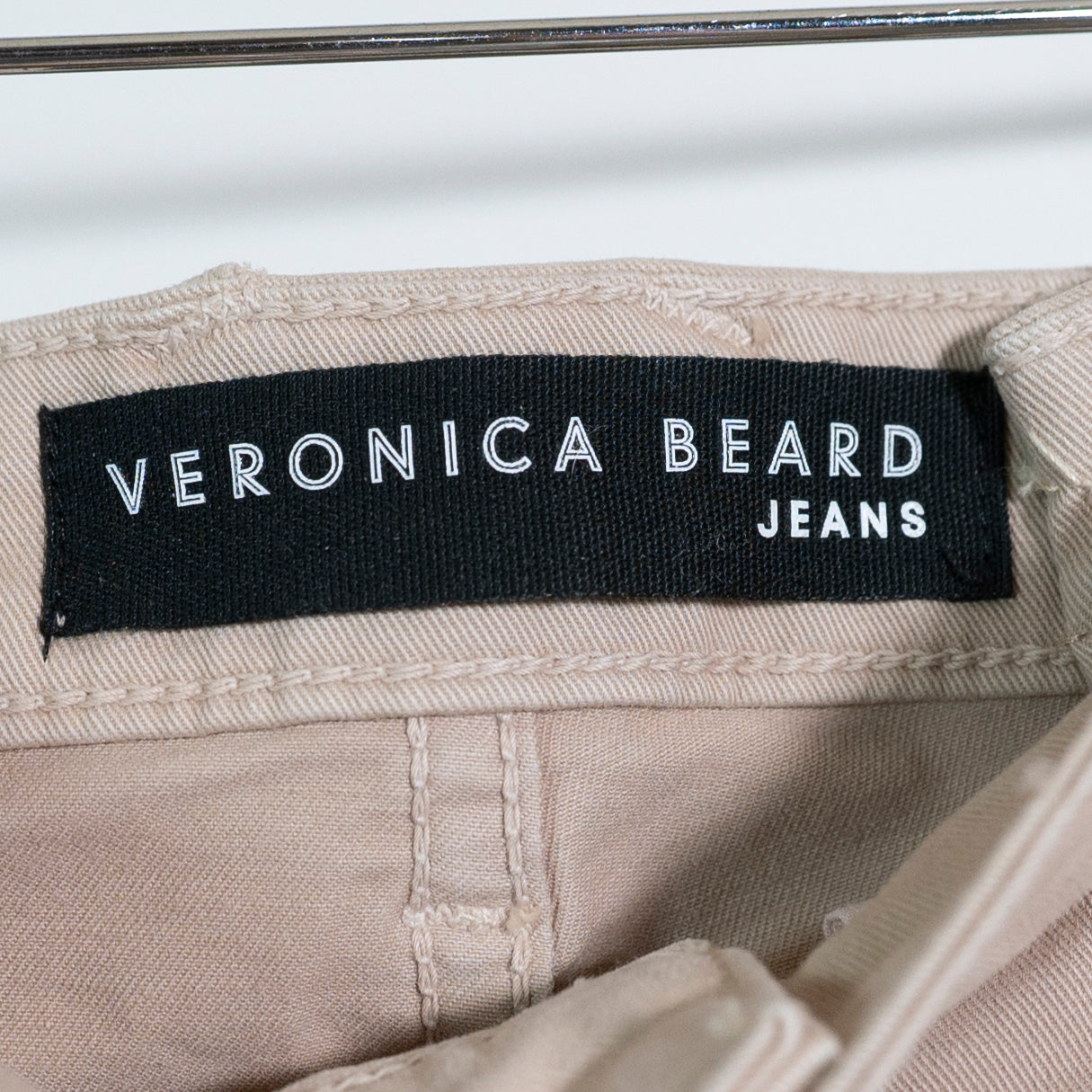Veronica Beard Jeans Women's Ayla Cotton Stretch Ankle Crop Chino Khaki Pants 2