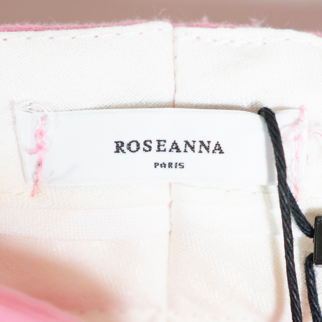 NEW Roseanna Drugjohn Straight Leg Cotton Canvas Pants Solid Pink 36 / Small