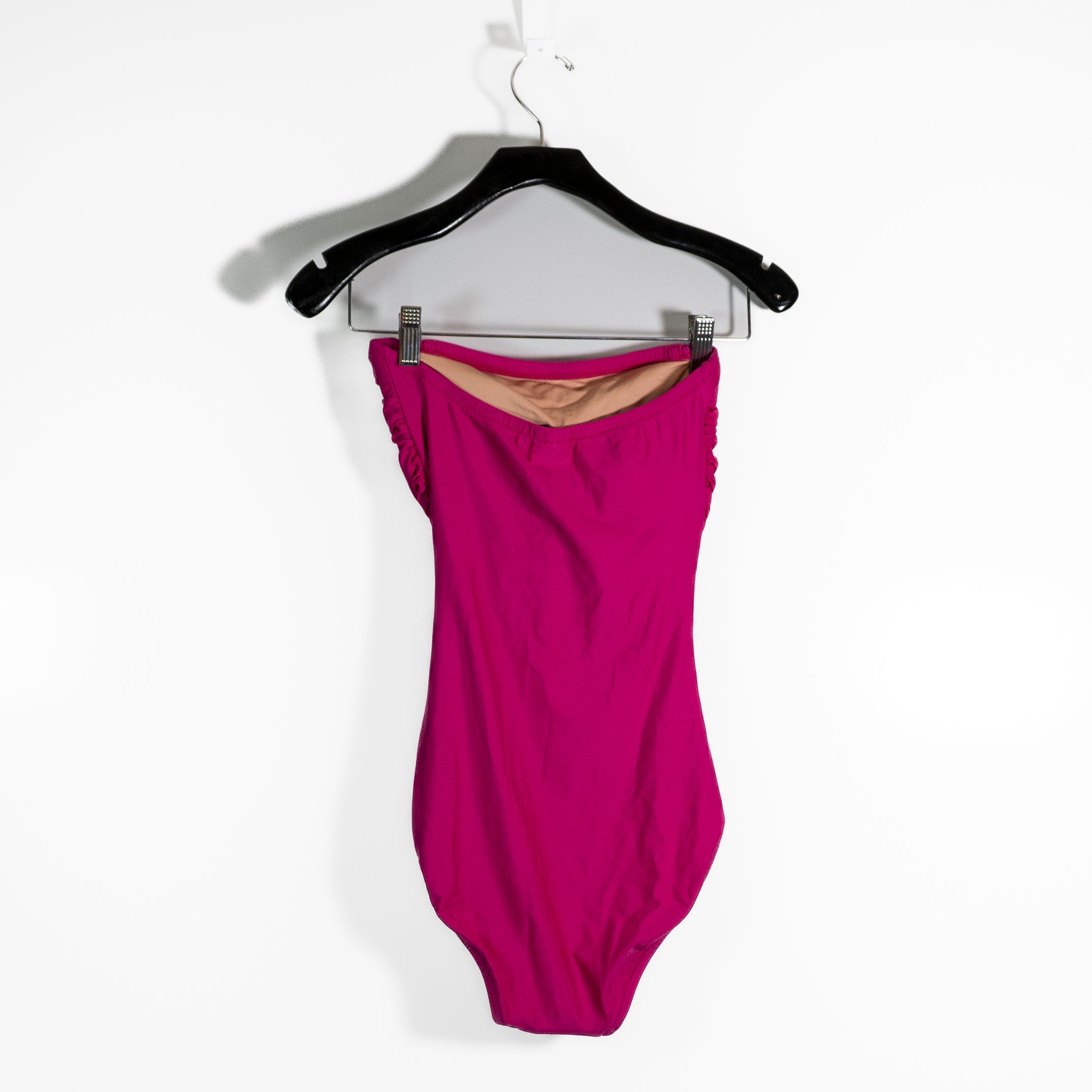 NEW J. Crew Women's Gemma Bandeau Strapless One Piece Swim Bathing Suit Pink 0