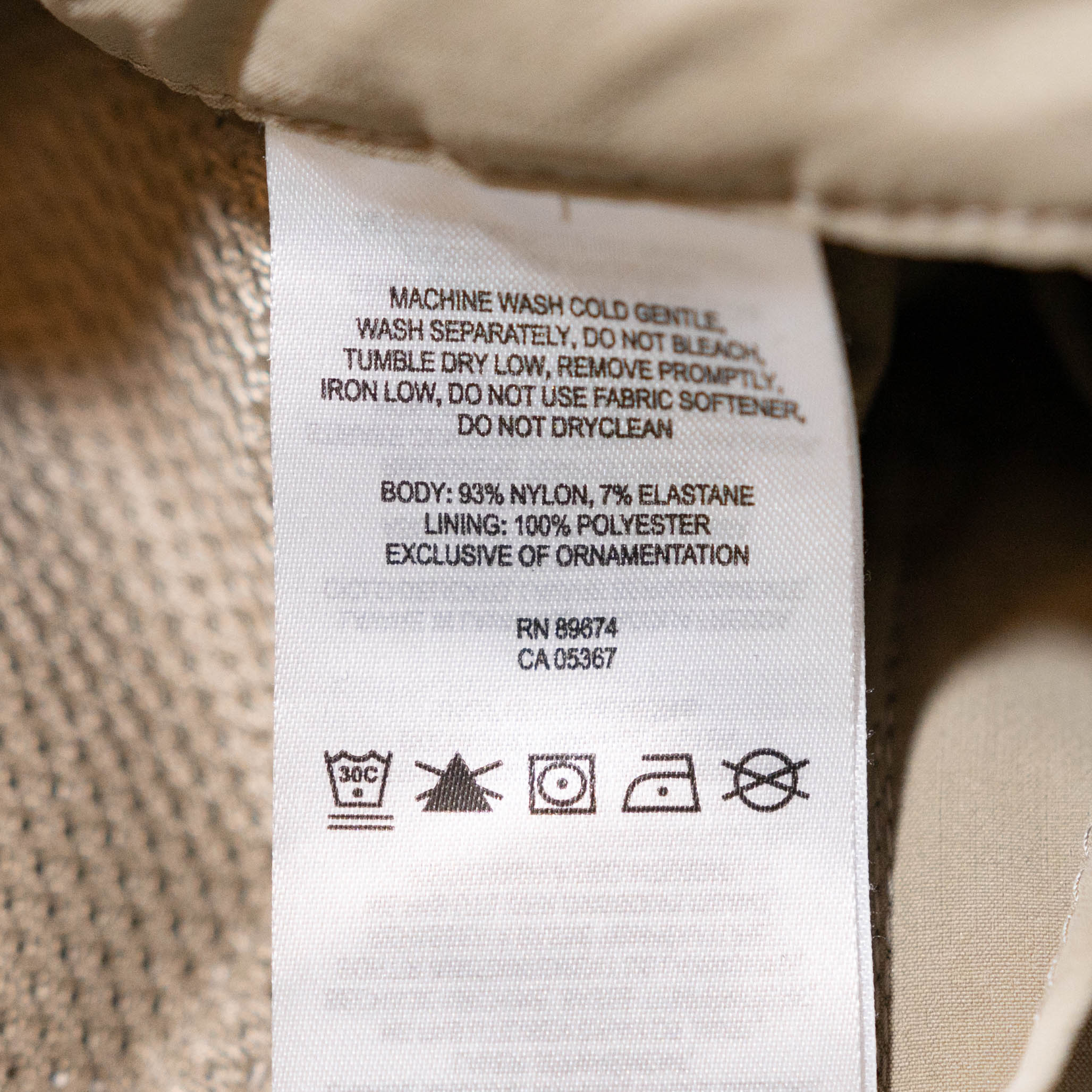 Mountain Hardware Women's Khaki Multi Pocket Straight Pencil Mini Skirt 6