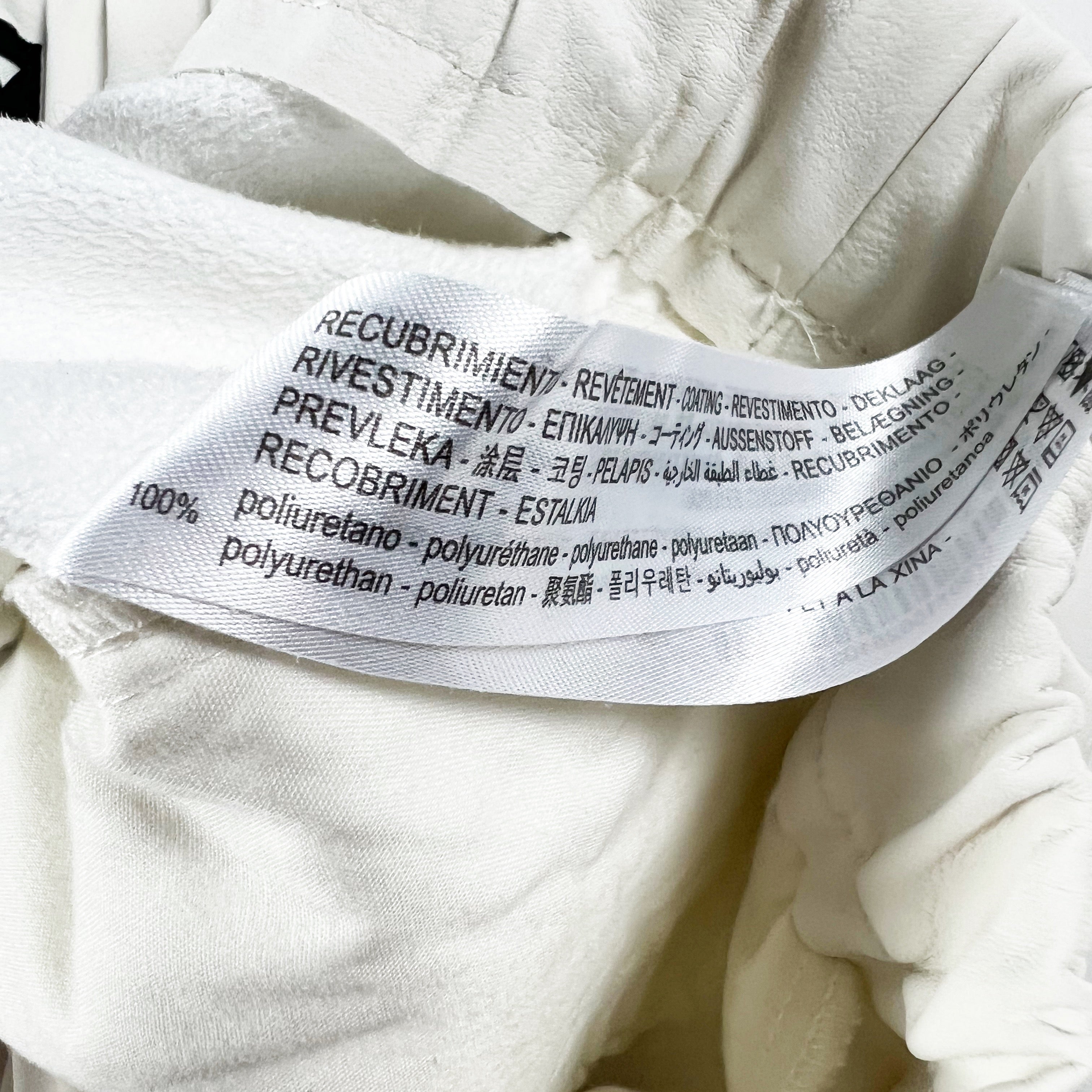 Zara Faux Vegan Leather Mid Rise Ankle Crop Seamed Casual Trouser Pants Small