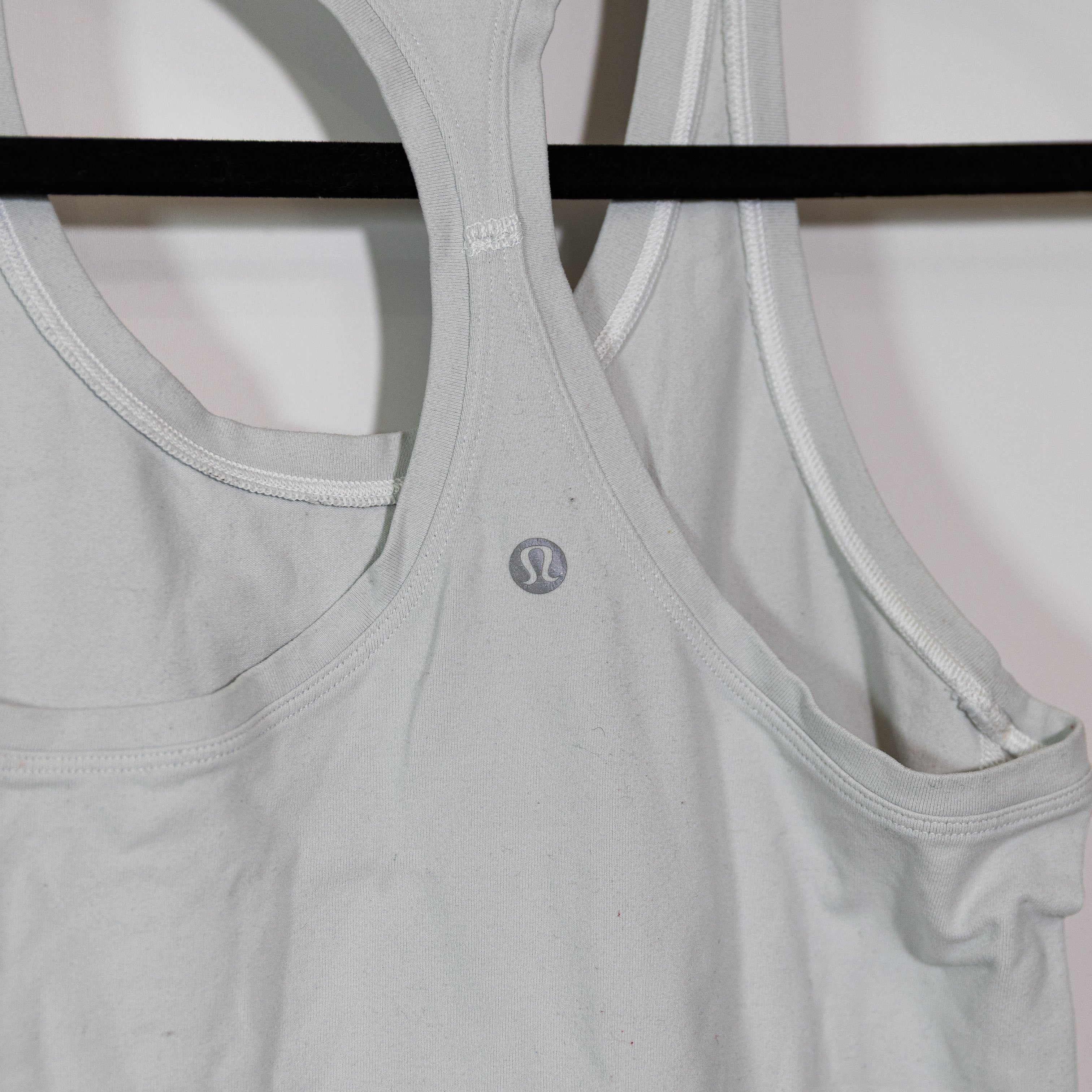 Lululemon Women's Cool Racerback Athletic Work Out Cotton Tank Top Gray Small