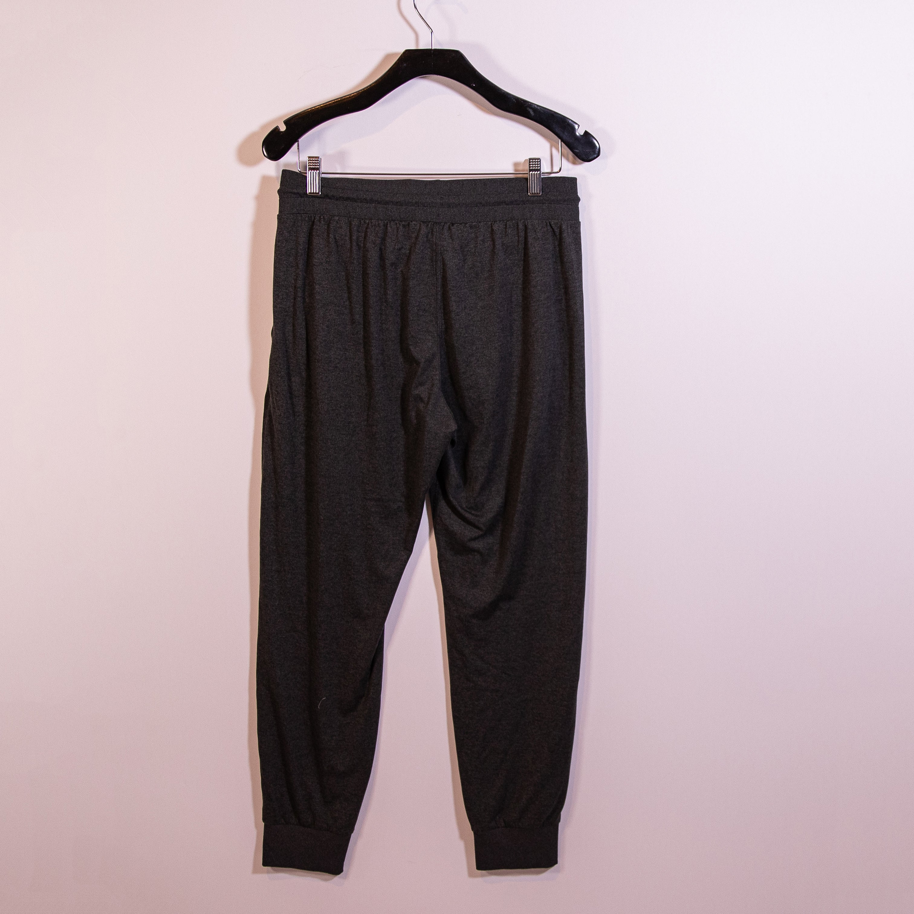 Athleta Women's Uptempo Joggers Stretch Knit Mid Rise Ankle Crop Pants Gray M