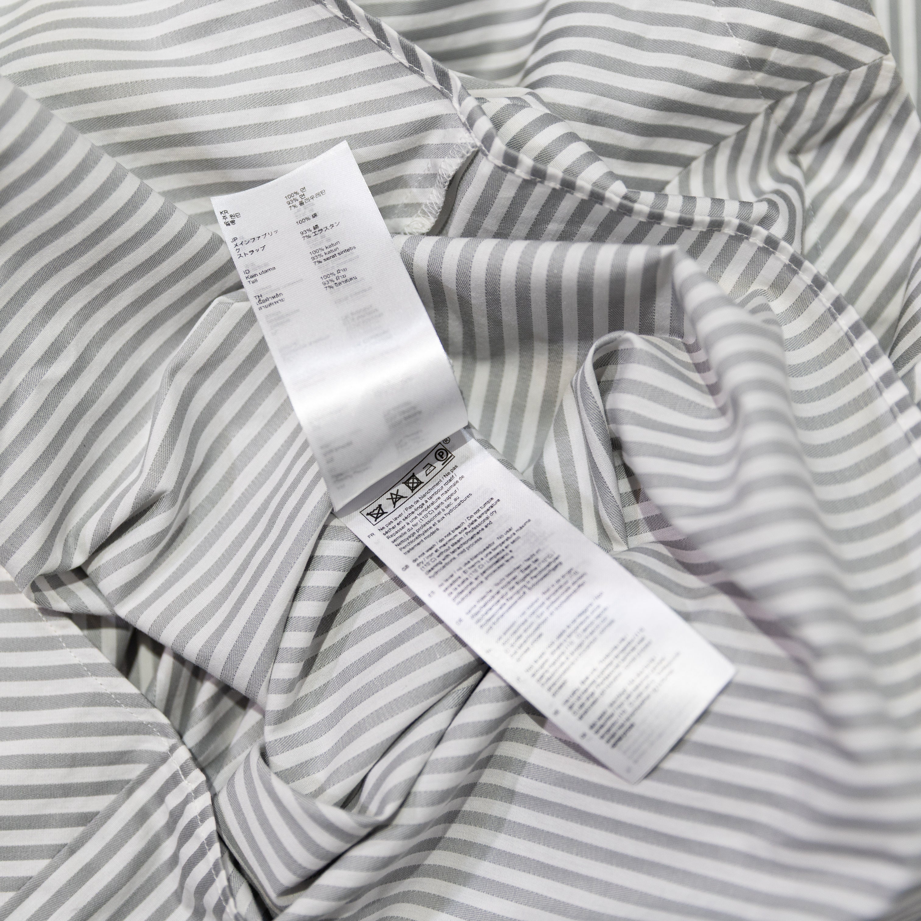 NEW Maje Larma Cotton Poplin Top Effet Trompe Rayure Off Shoulder Stripe Blouse