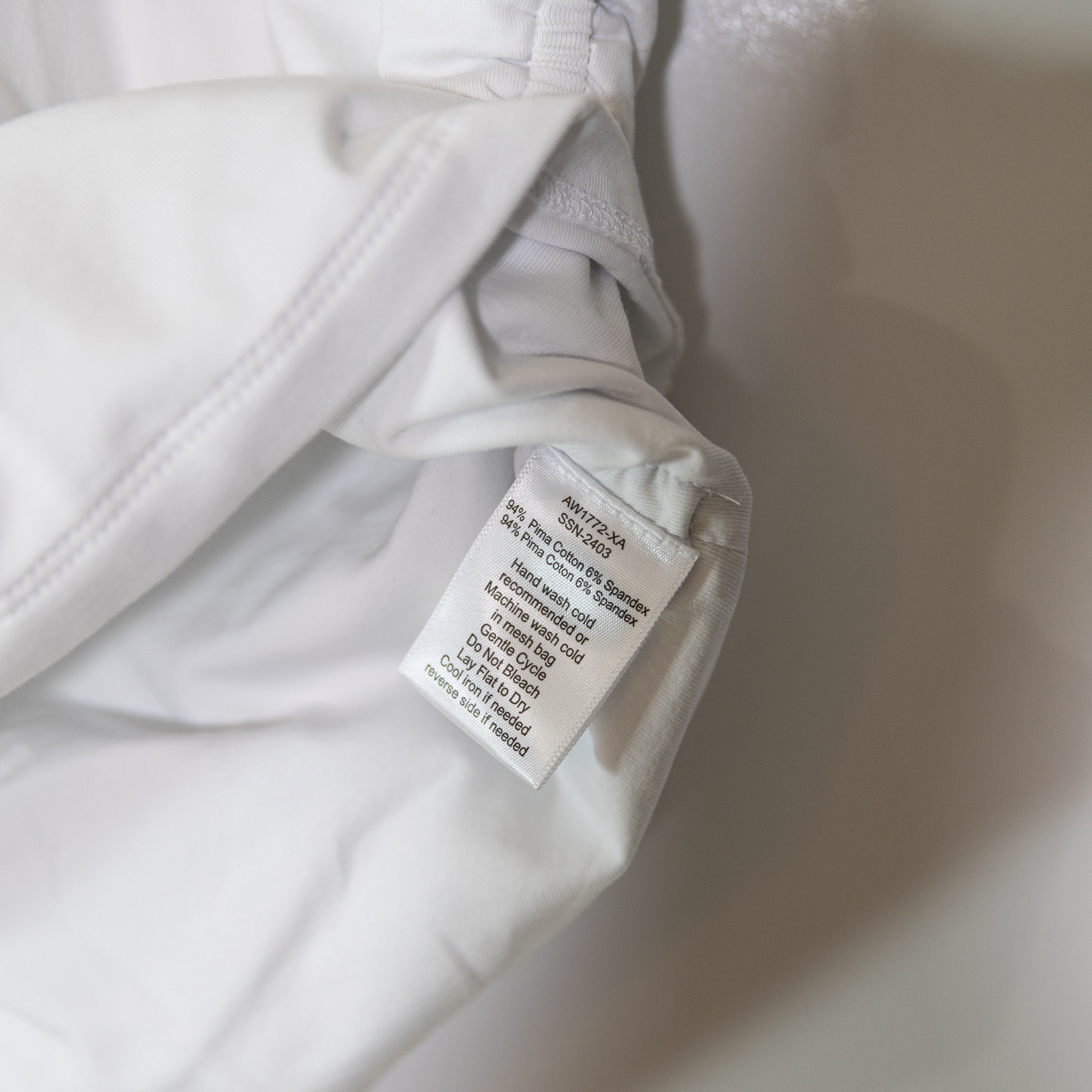 NEW ATM Anthony Thomas Melillo Ruched V Neck Cotton Stretch Tee Shirt White XS