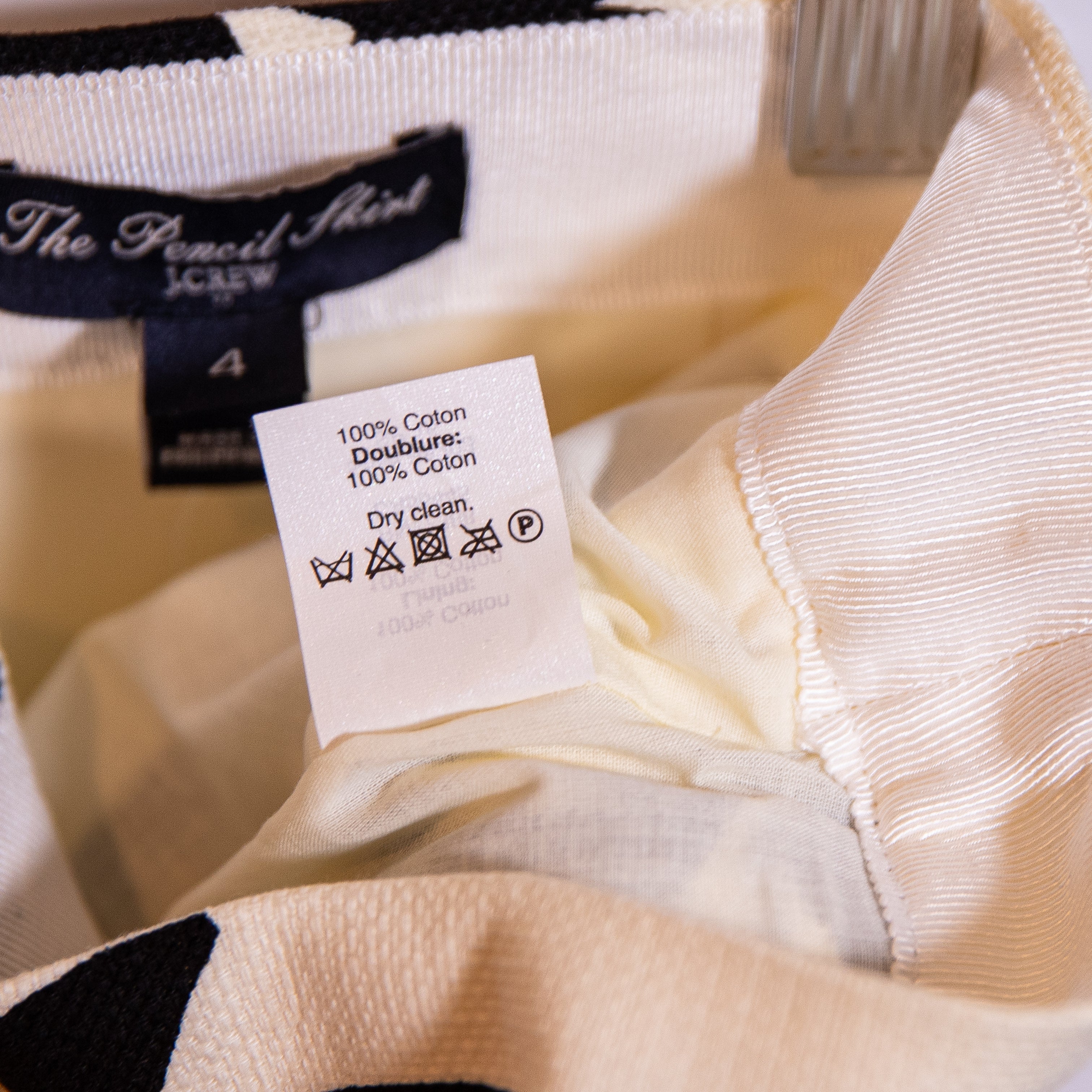 NEW J. Crew The Pencil Skirt Collection Basketweave Floral Flower Print 4