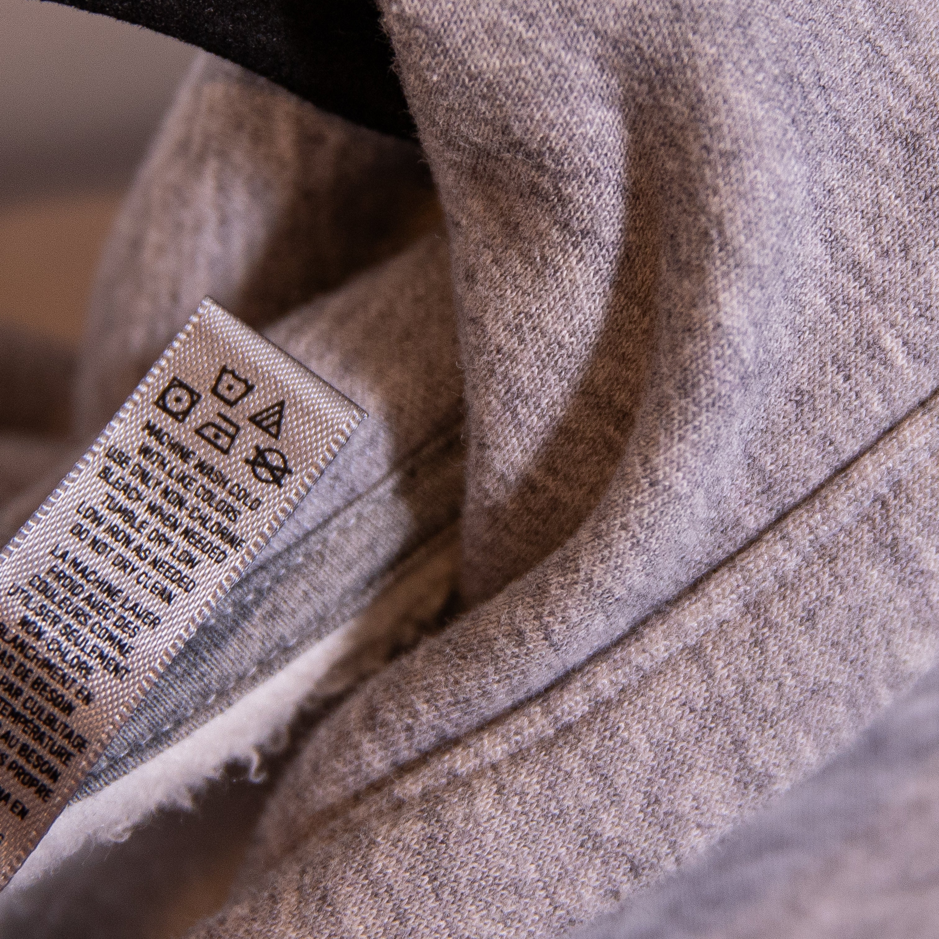 Skims Cotton Fleece Lined Pullover Hoodie Sweatshirt Sweater Heathered Gray M