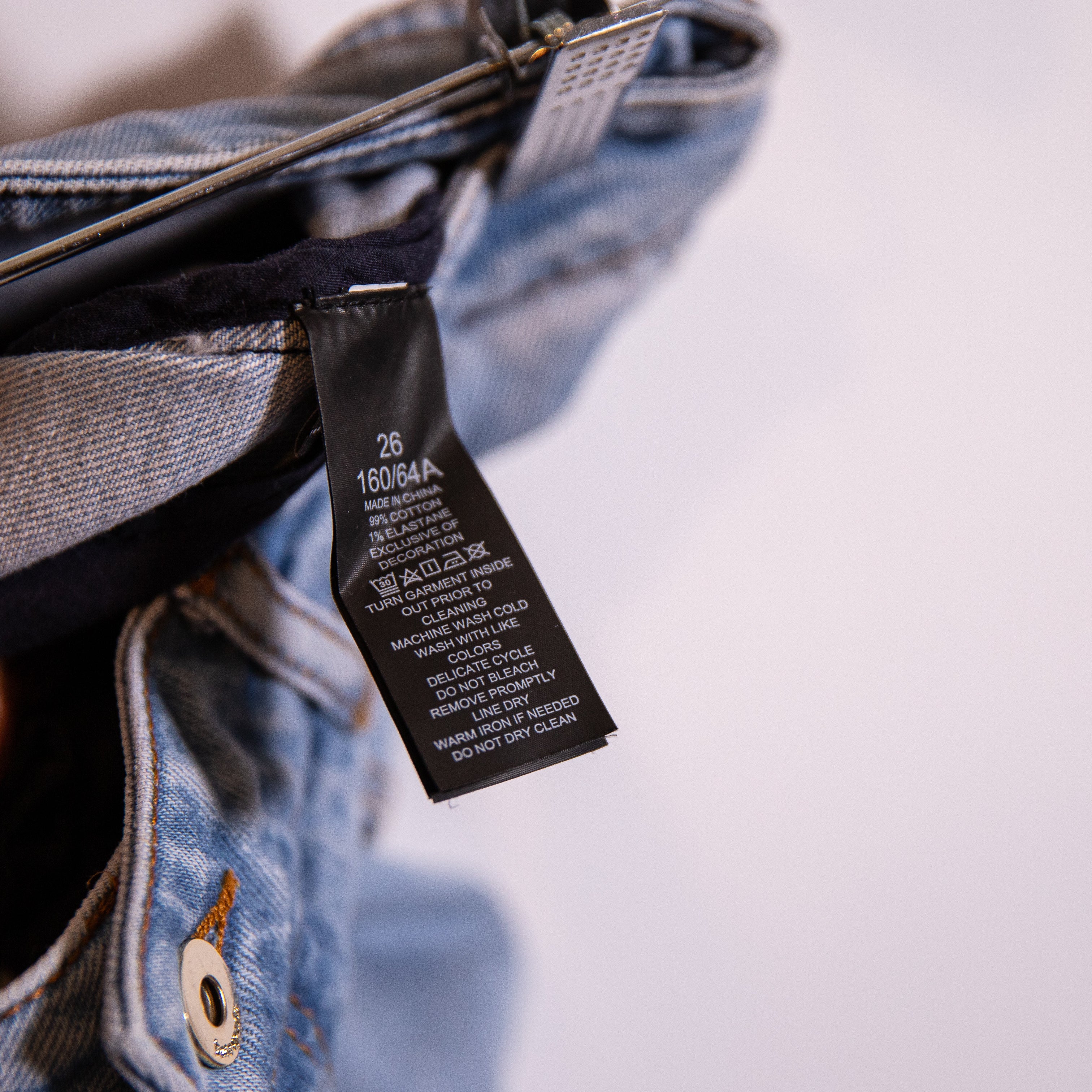 Kate Spade Women's Wide Leg Cuffed Hem Cotton Stretch Denim Jeans Pants Blue 26