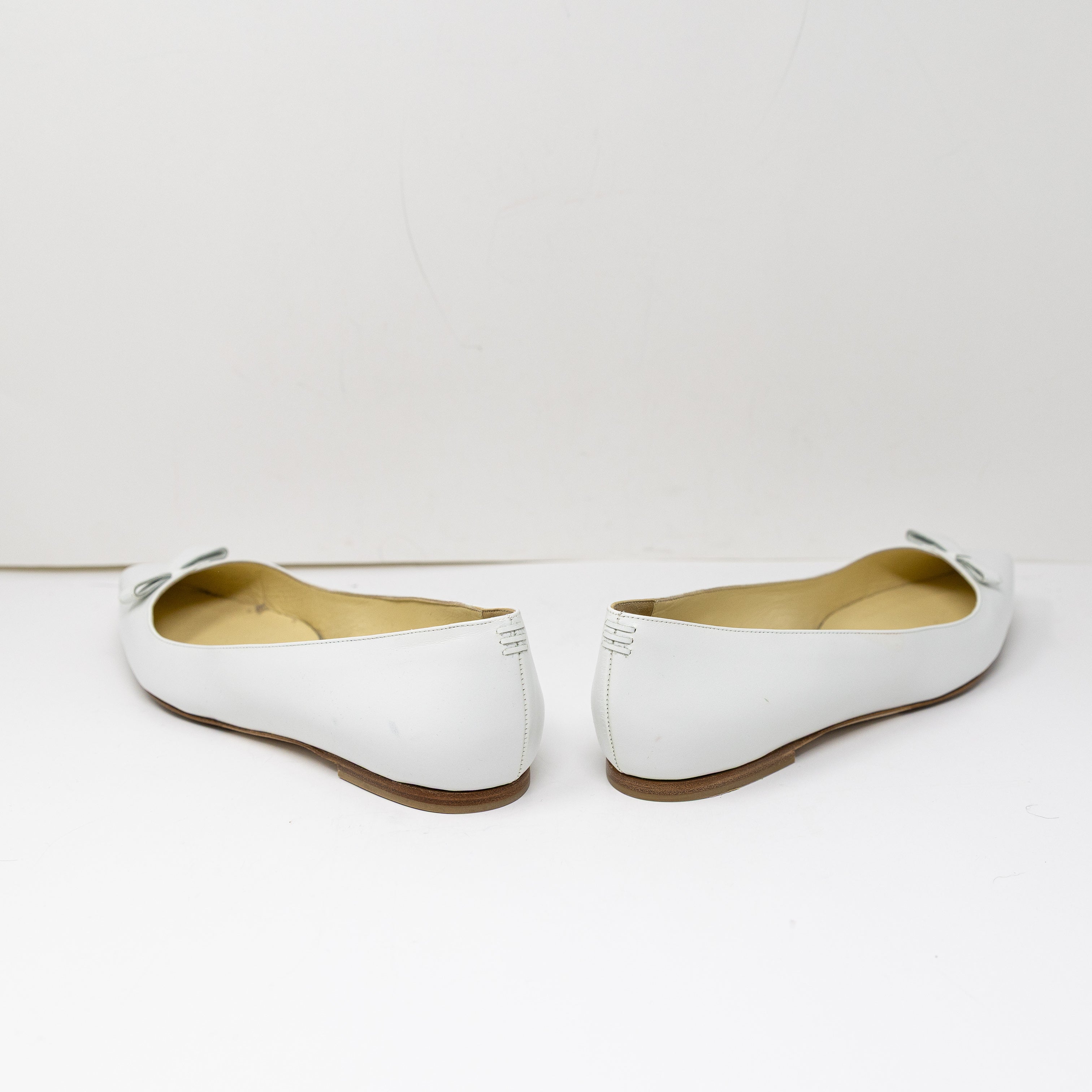 NEW Sarah Flint Natalie Genuine Leather Pointed Toe Slip On Ballet Flats Shoes