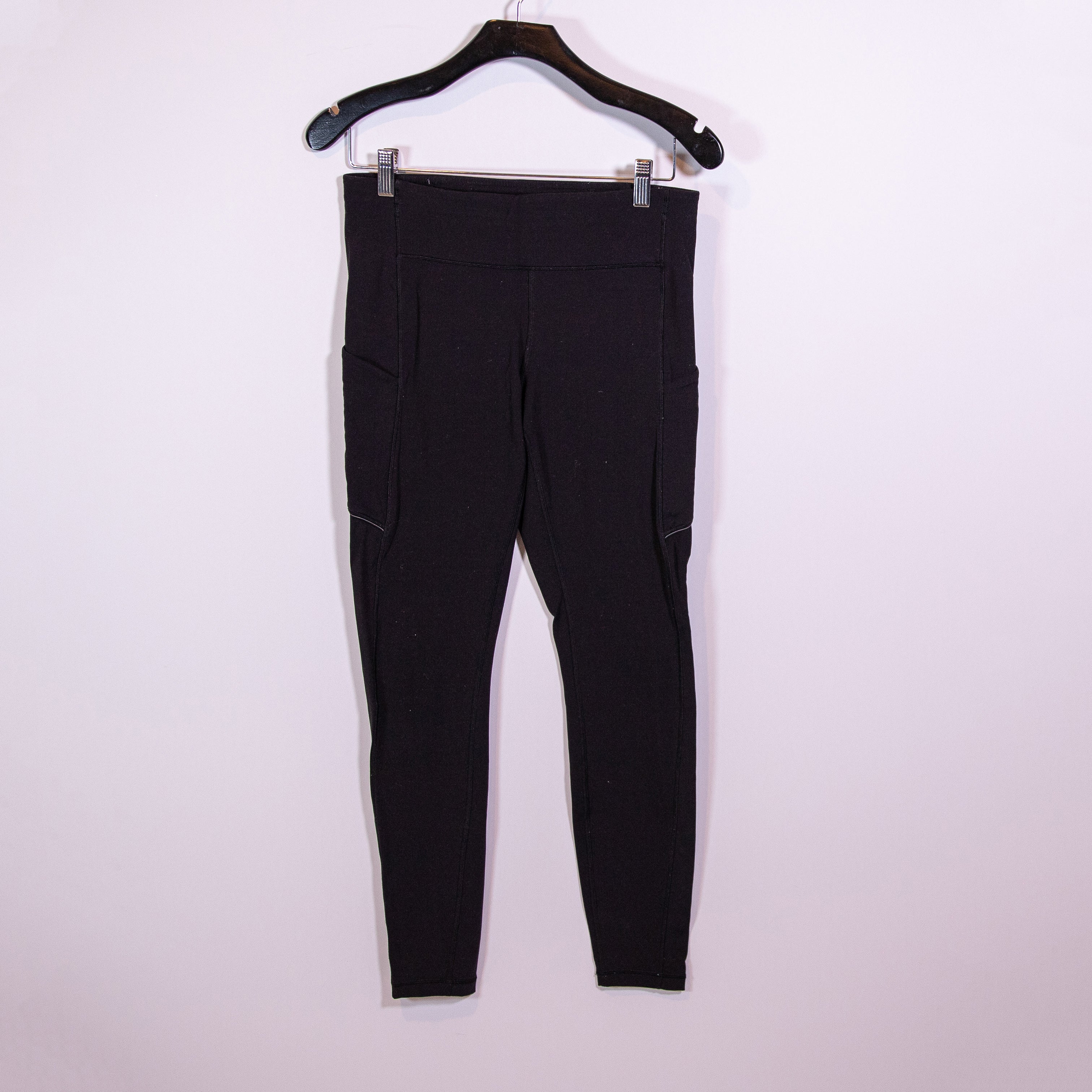 Lululemon Women's Speed Up Tight Athletic Work Out Leggings Pants Solid Black 8