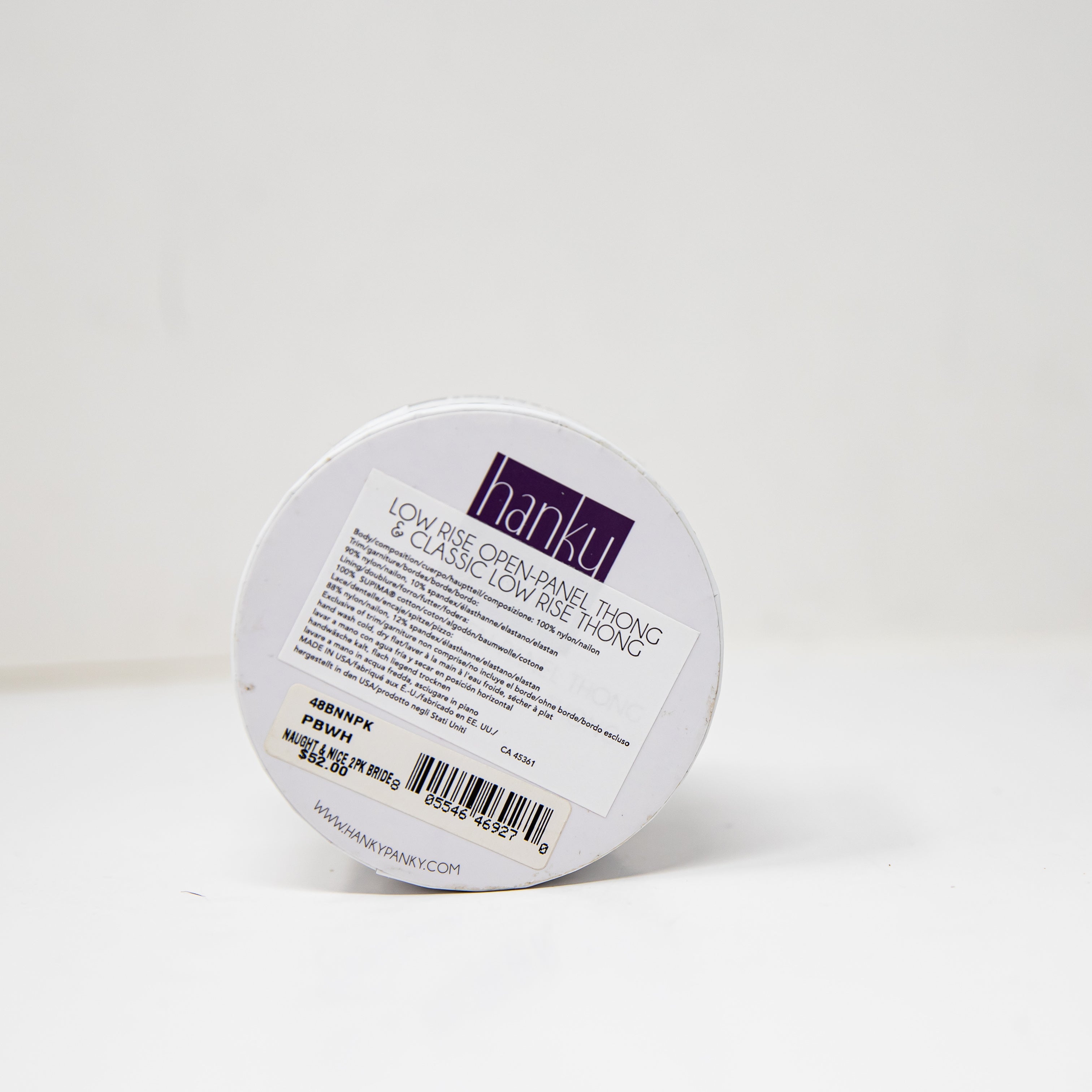 NEW Hanky Panky Low Rise Open Panel And Classic Low Rise Thong Underwear Bride