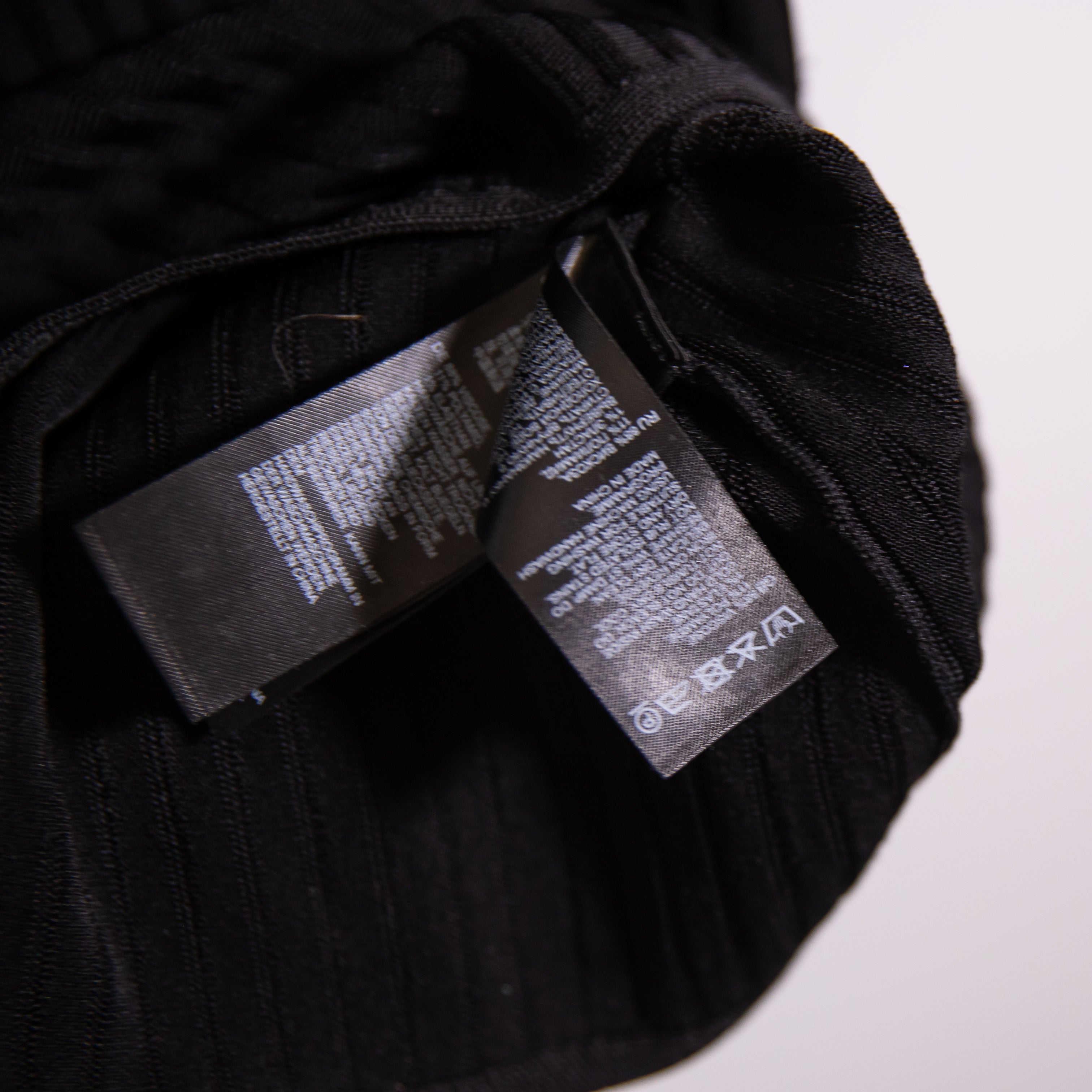 Reiss Iona Knitted Pencil Skirt Co-Ord Ribbed Knit Stretch Straight Black M