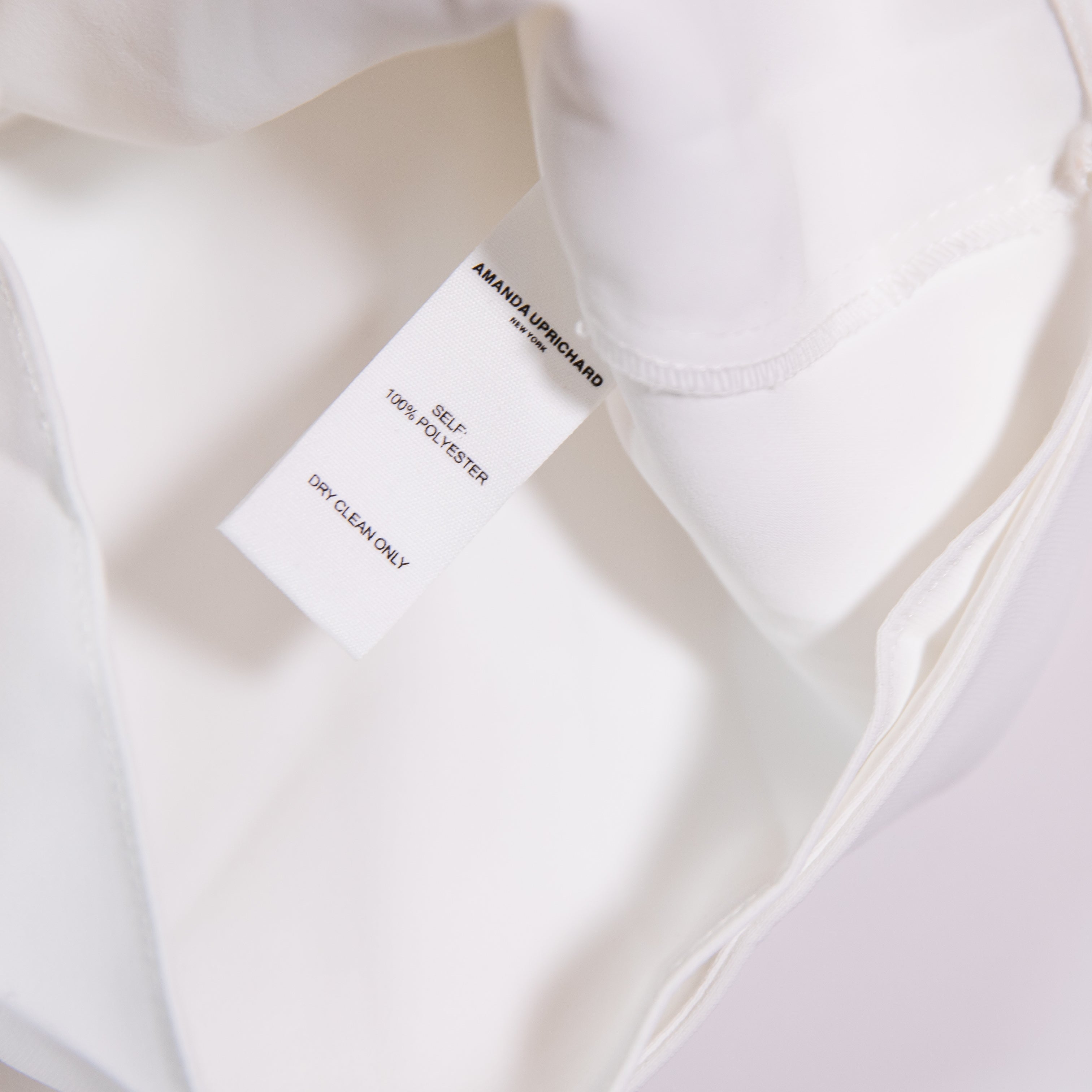 Amanda Uprichard Puzzle Multi Button Asymmetrical Hem Mini Skort White Silver S