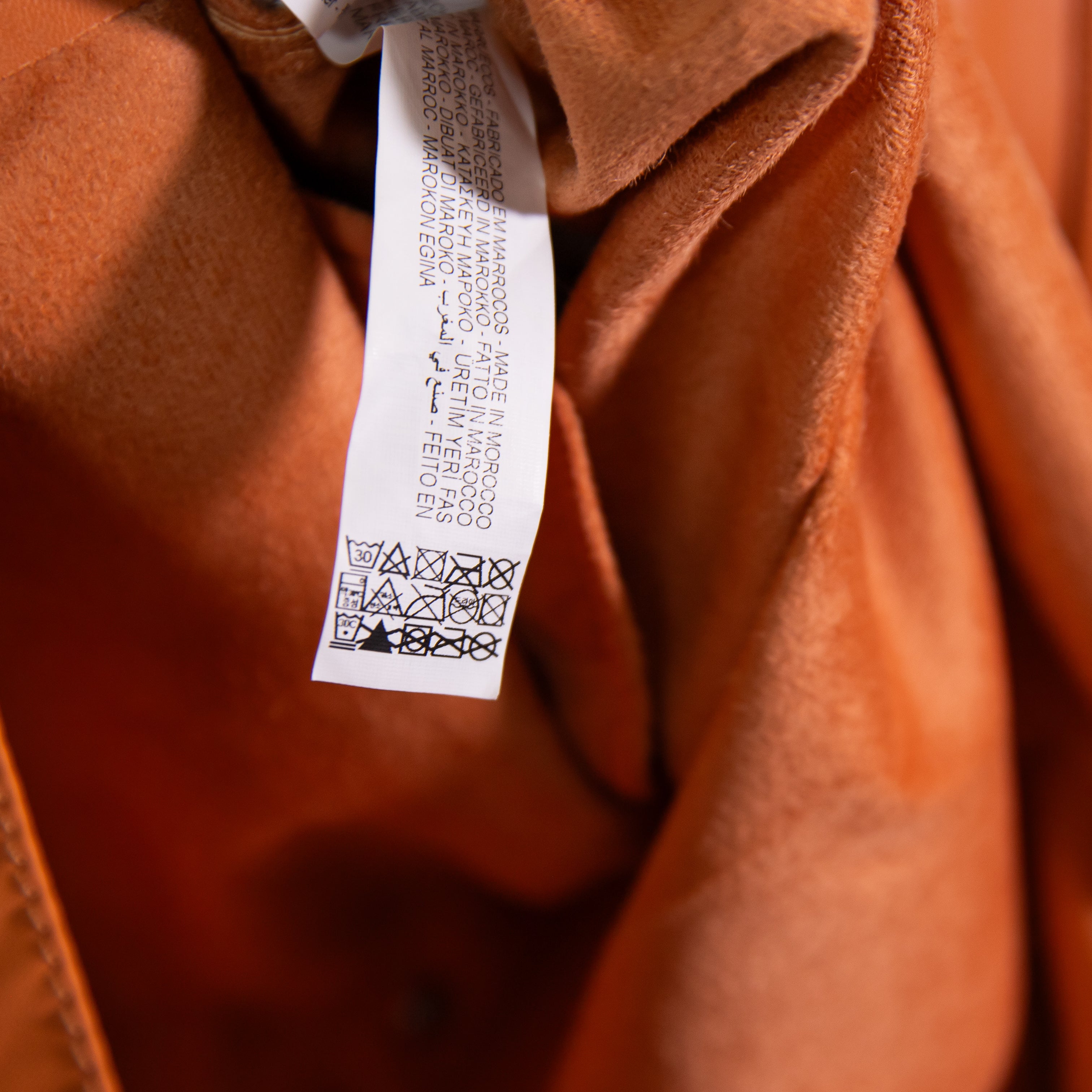 NEW Zara Faux Vegan Leather Ruched Snap Button Belted Midi Dress Orange XS