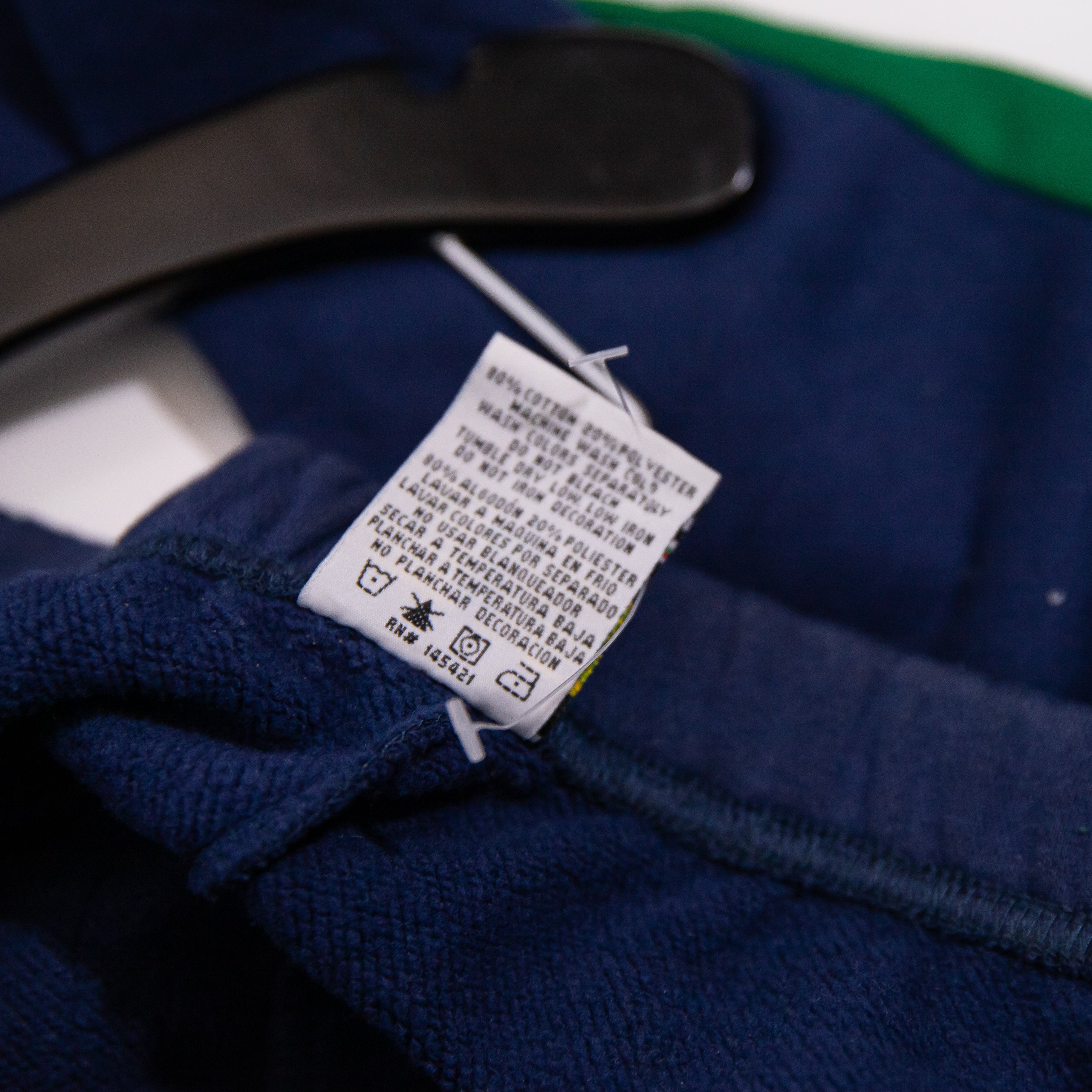 Cross Colours Stripe Cotton Blend Fleece Terry Multi Color Joggers Track Pants S