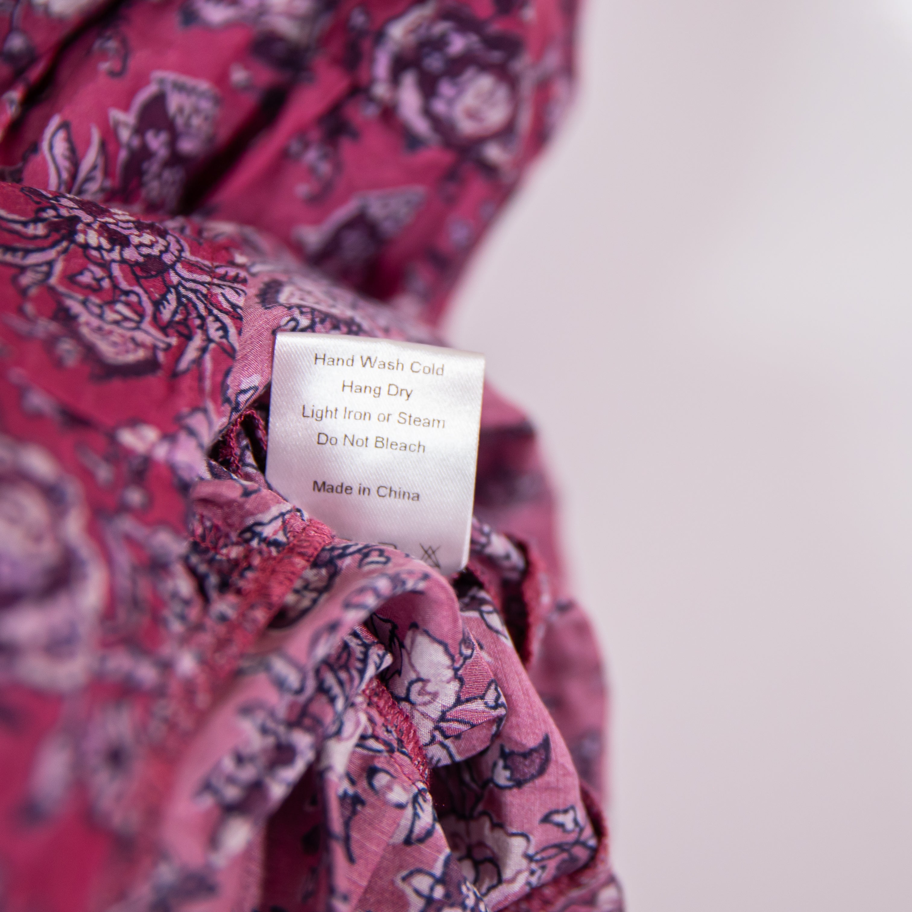 Xirena Iris Cotton Silk Tiered Boho Midi Skirt Wild Rose Print Pattern Purple L