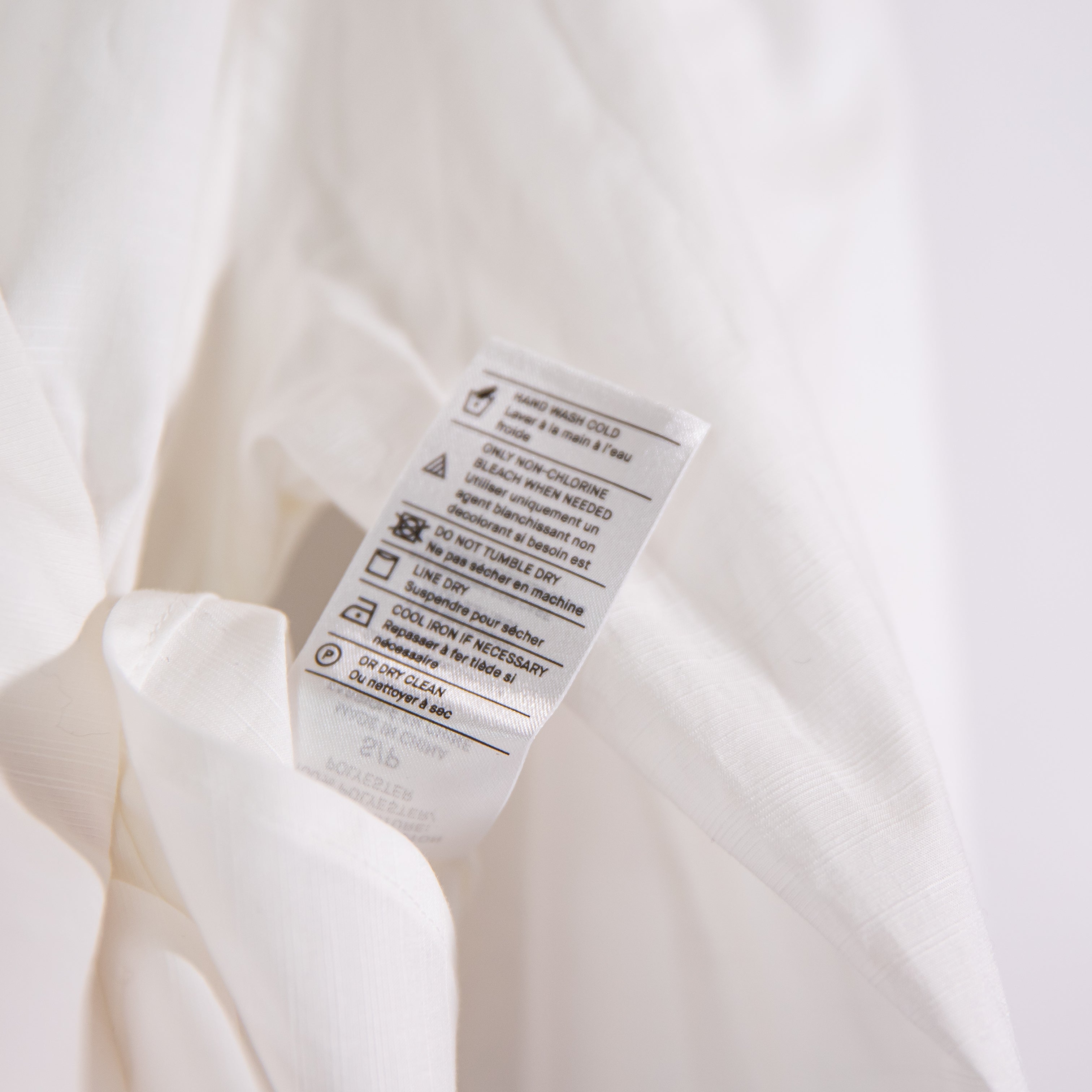 Vince Women's Braid Trim Cotton Poplin Button Front Long Sleeve Blouse Shirt Top