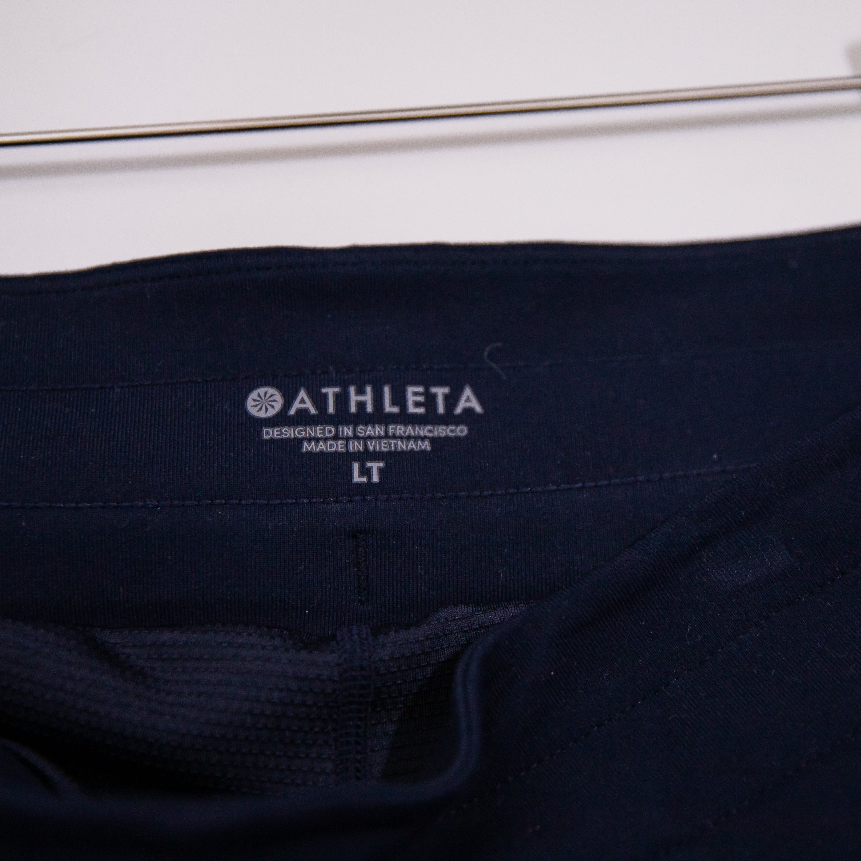 Athleta Women's Metro Downtown Stretch Casual Athleisure Mini Skirt Skort Blue L