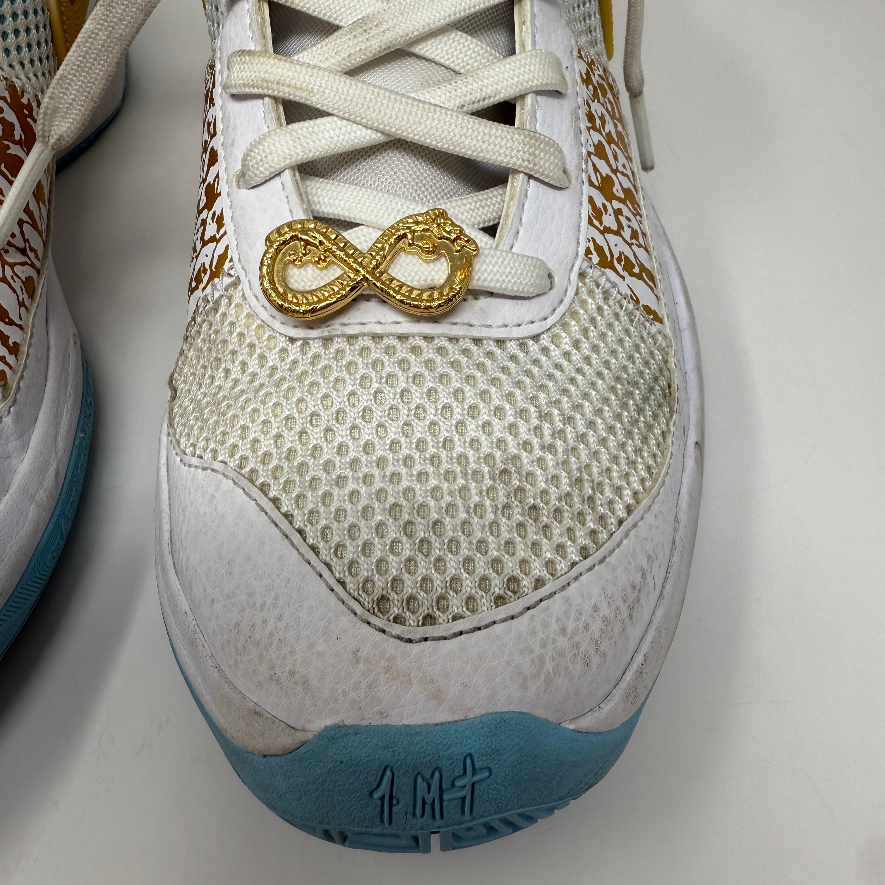 Nike FV1290-100 Ja Morant 1 Chinese New Year Low Top Sneakers Malachite Platinum