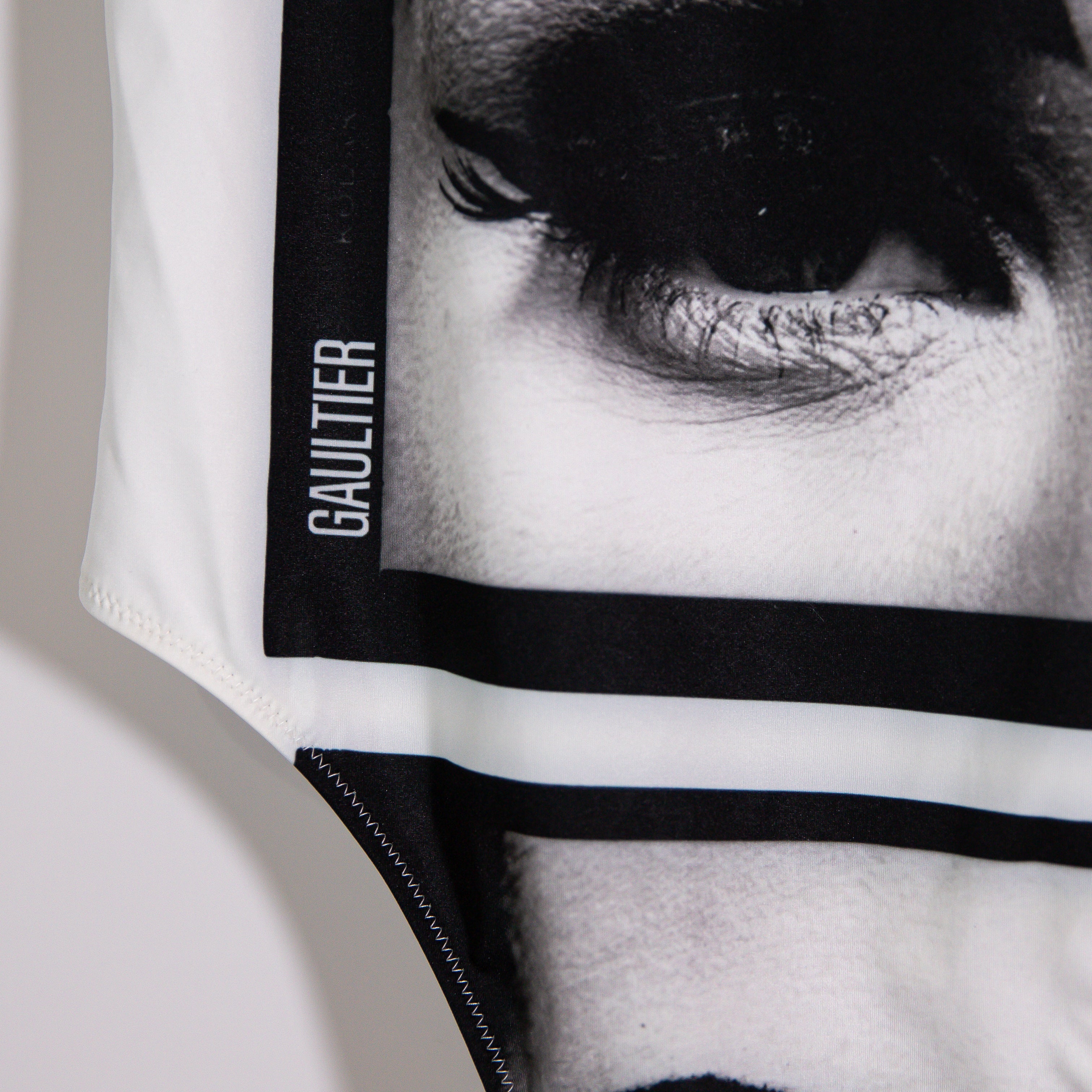 NEW Jean Paul Gaultier Internal Print Eyes Costume For Print Swim Bathing Suit S