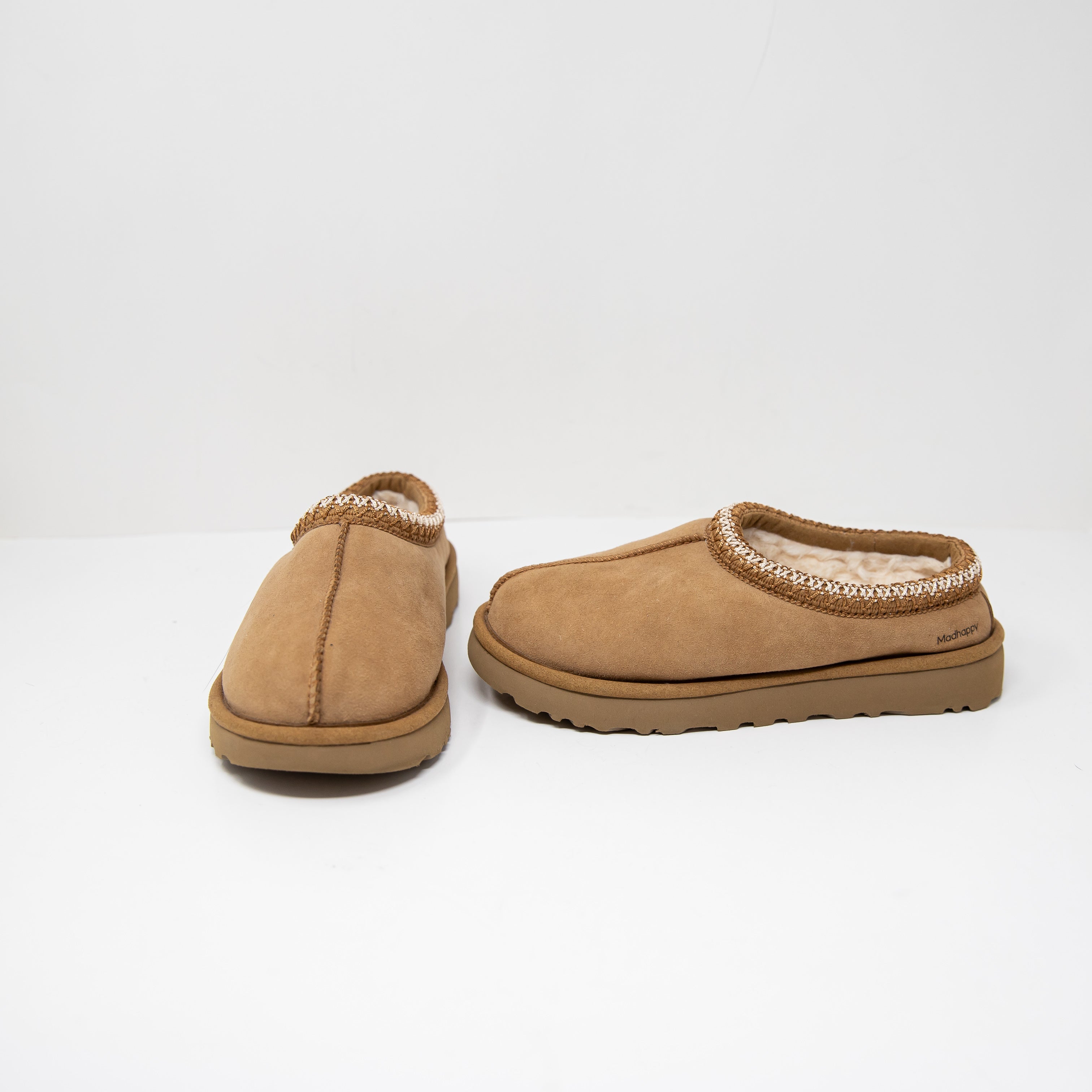 NEW Ugg x Madhappy Tasman Suede Shearling Lined Low Slip On Shoes Chestnut 6