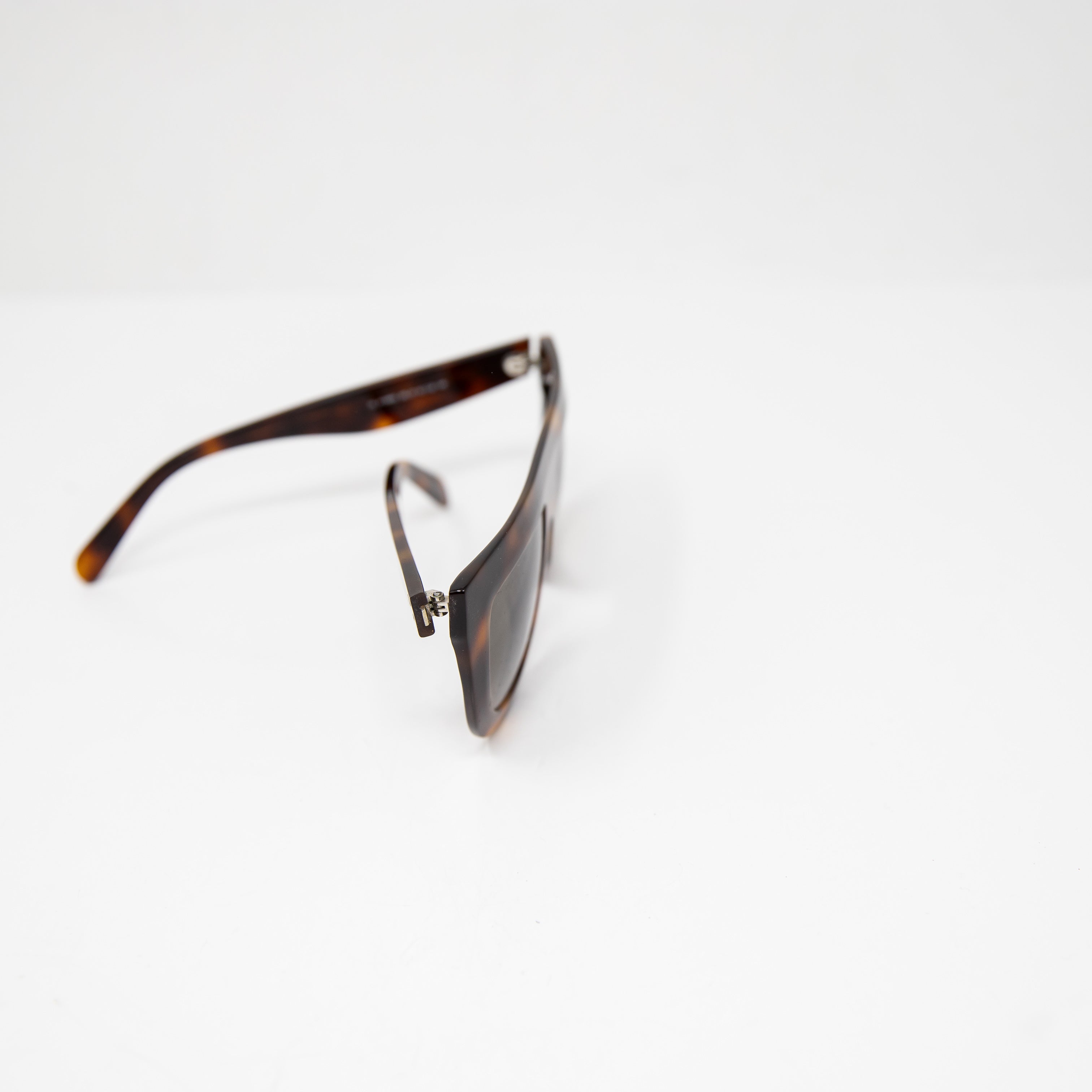 Celine 41398/S 05L Havana Andrea Aviator Tortoise Shell Sunglasses Brown Lens 