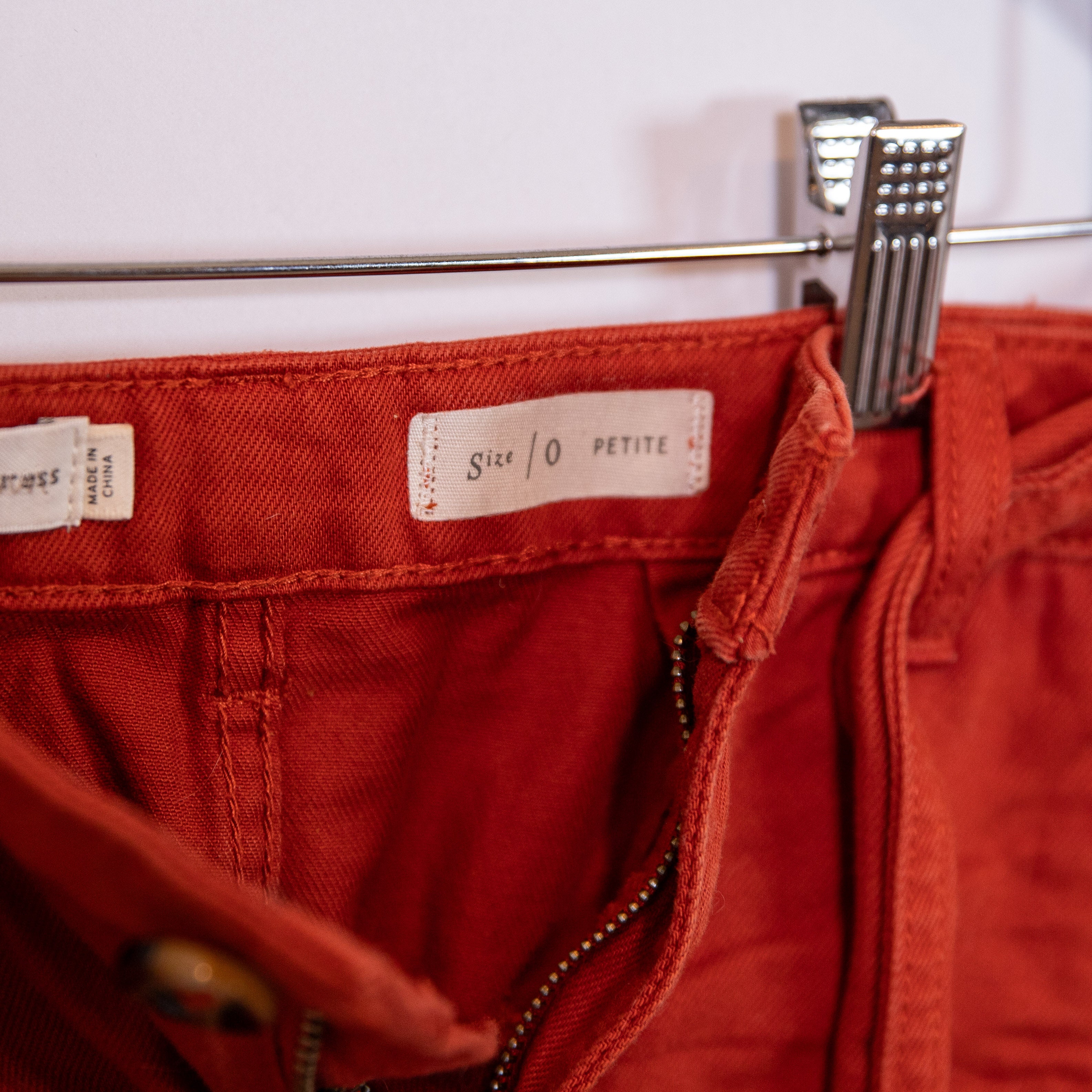 Pilcro And The Letterpress Anthropologie Cotton Tie Waist Mid Rise Mini Skirt 0P