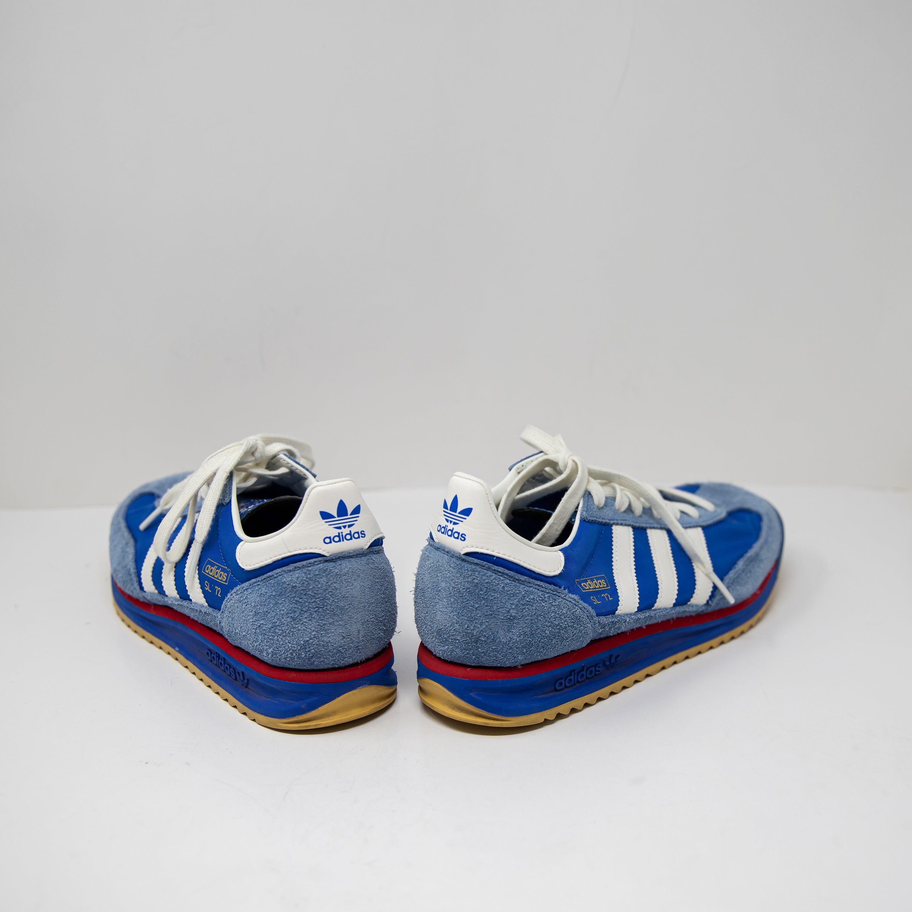 Adidas Men's Lifestyle SL 72 RS Low Top Lace Up Sneakers Shoes Blue Core White