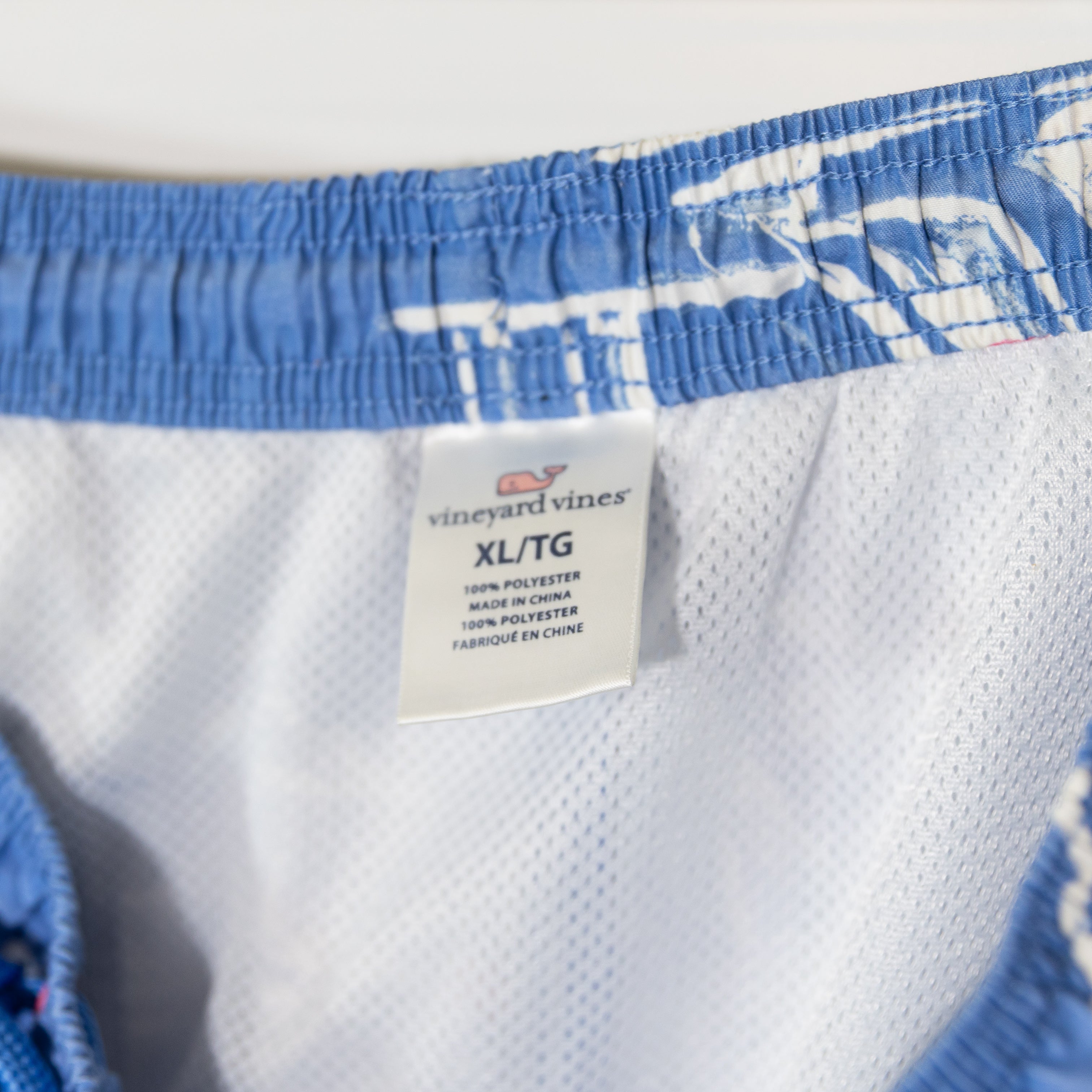 Vineyard Vines Men's Sailboat Nautical Print Pattern Swim Bathing Suit Shorts XL