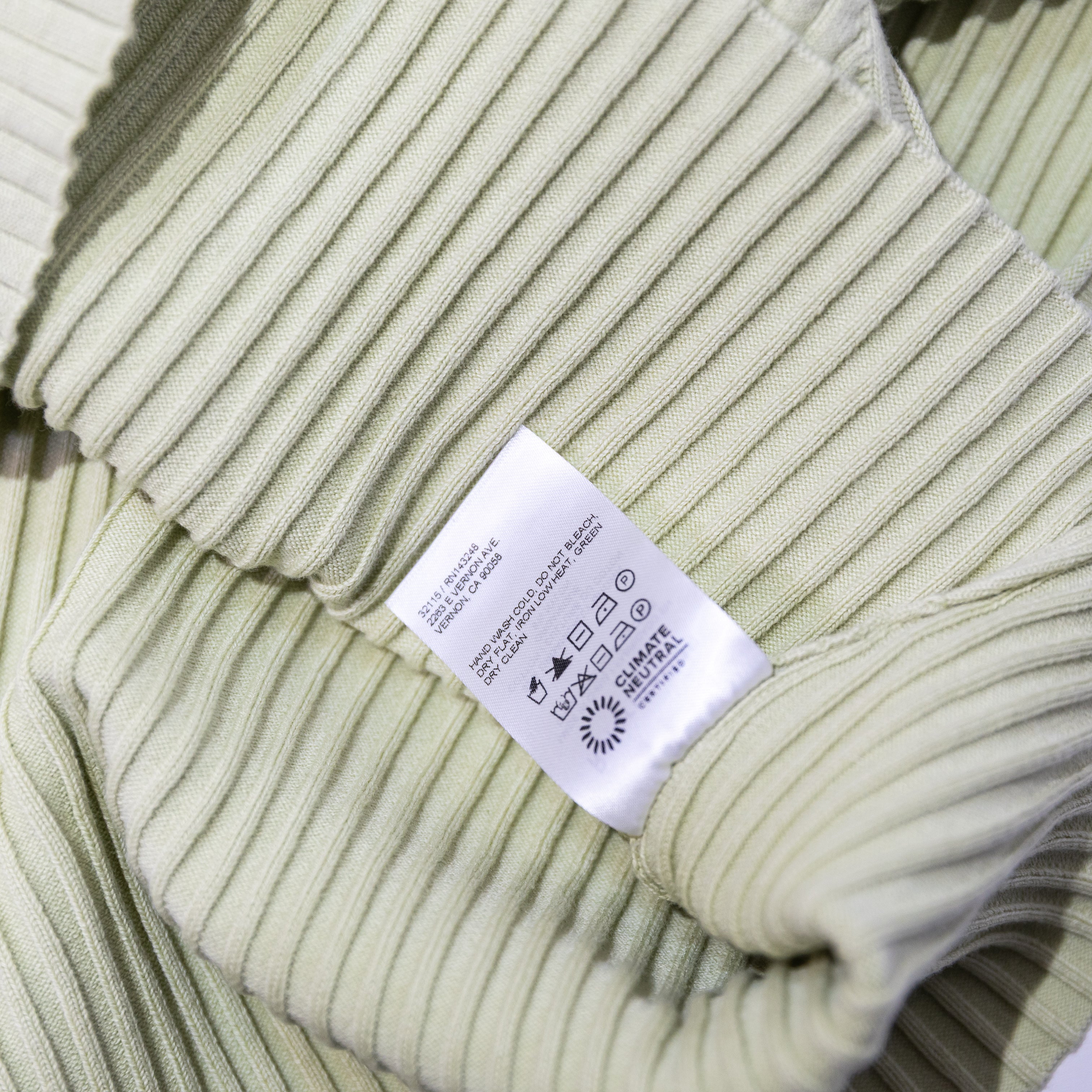 Reformation Carlotta Organic Cotton Blend Ribbed Knit Stretch Sleeveless Sweater