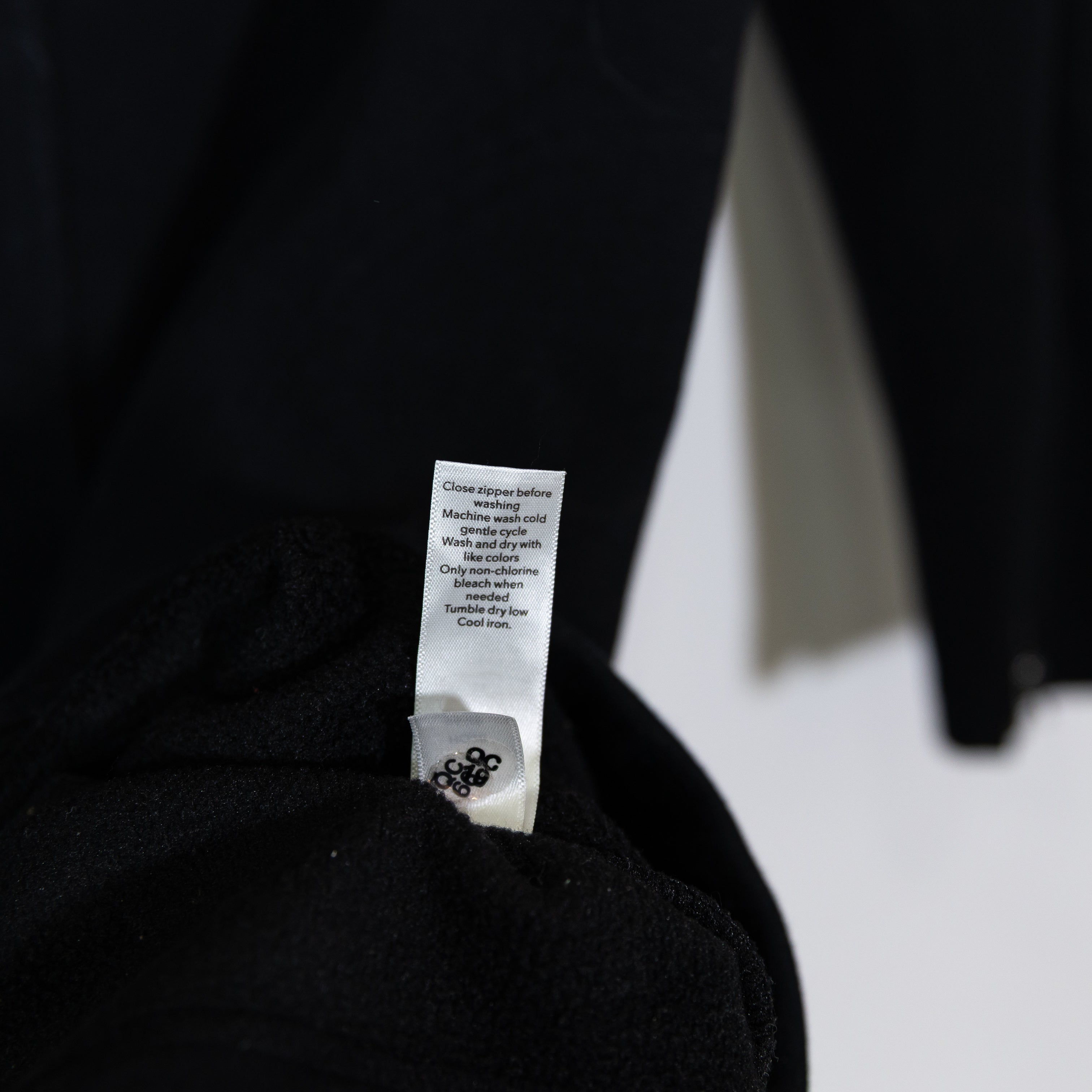 Athleta Karma Vela Cotton Blend Knit Stretch Fleece Lined Pullover Dress Black