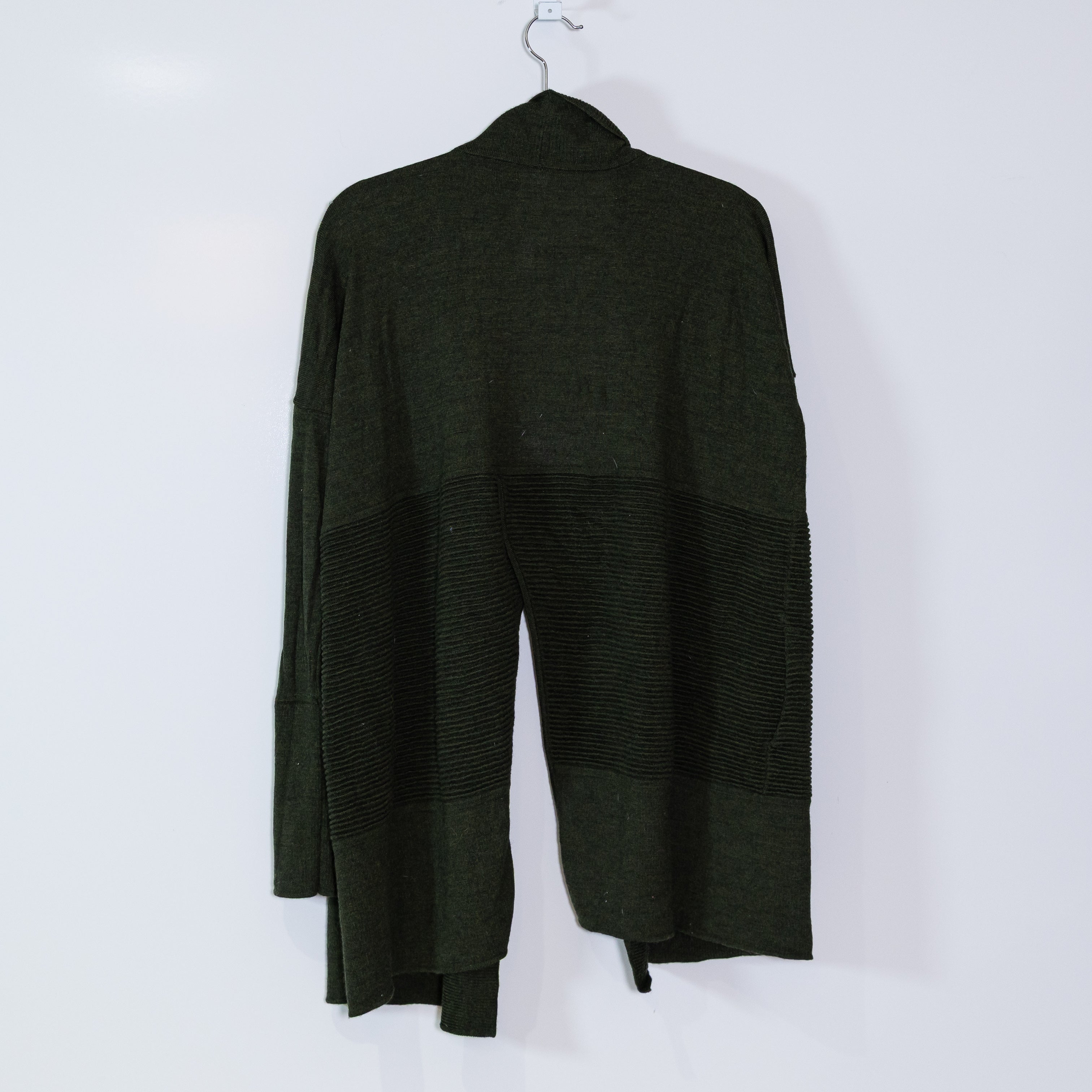 Lululemon Women's Sit In Lotus Merino Wool Knit Open Front Cardigan Sweater