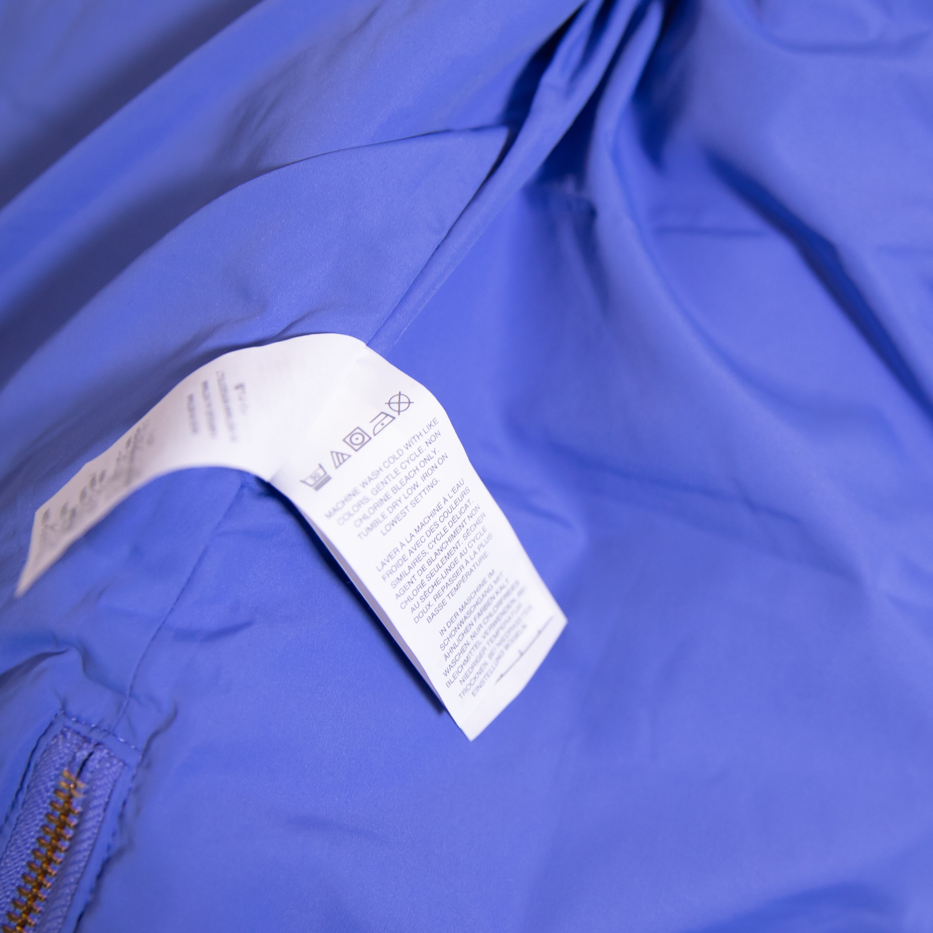 J. Crew Women's Mountain Puffer Down Fill Quilted Full Zip Sleeveless Vest Blue