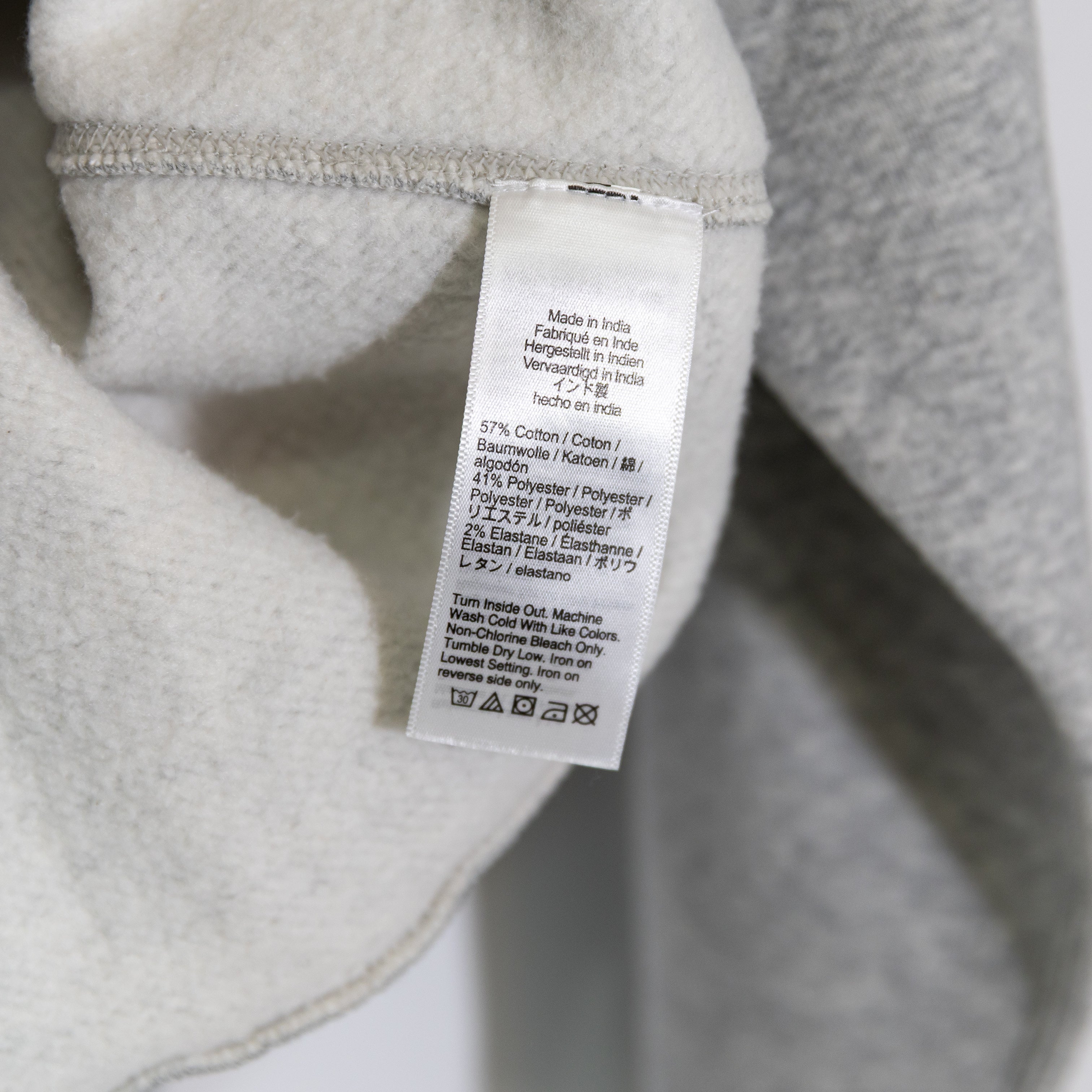 NEW J. Crew Heritage Fleece Crystal Jewel Rhinestone Crew Neck Sweater Gray XL