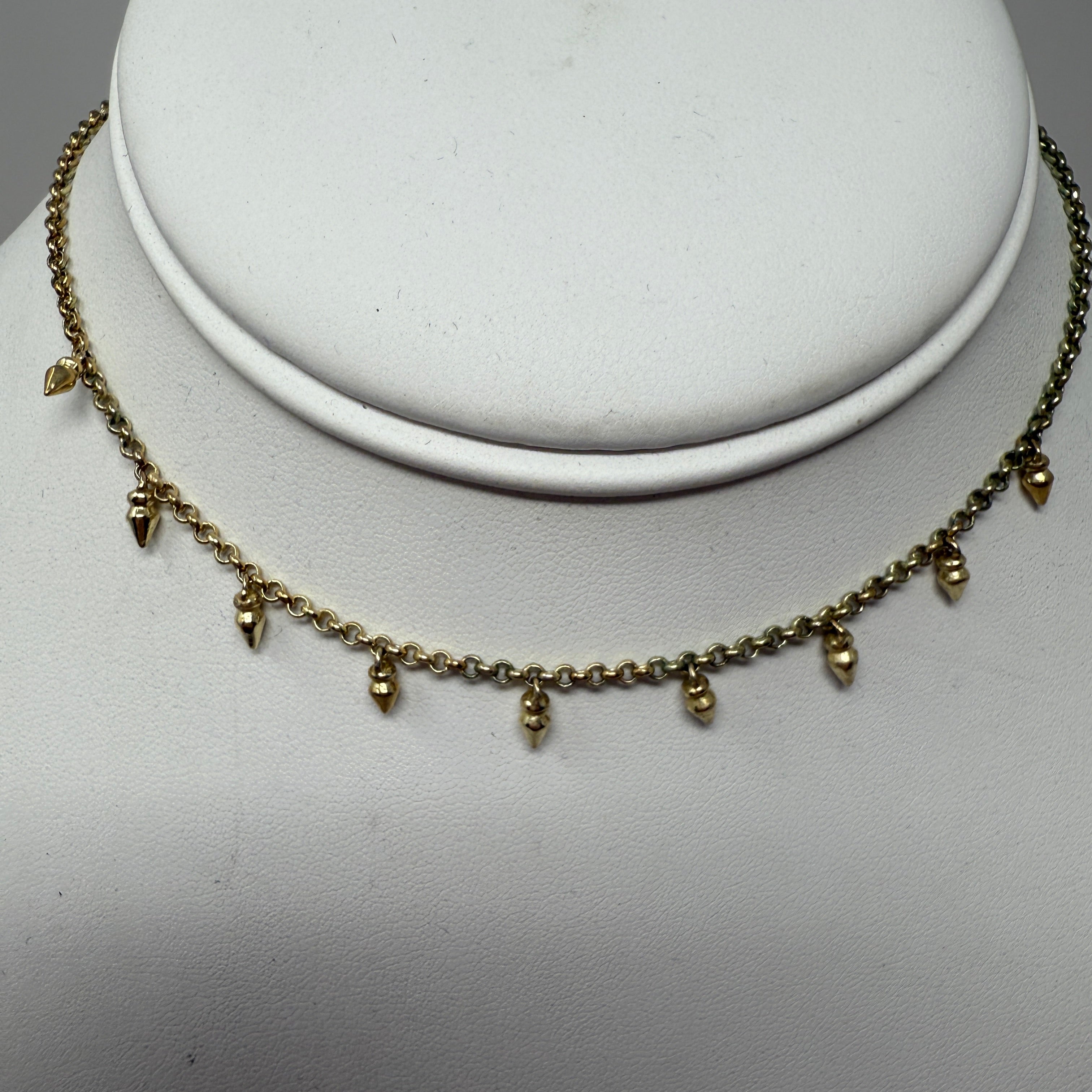 Kendra Scott Addison Adjustable Length 14k Yellow Gold Plated Choker Necklace'