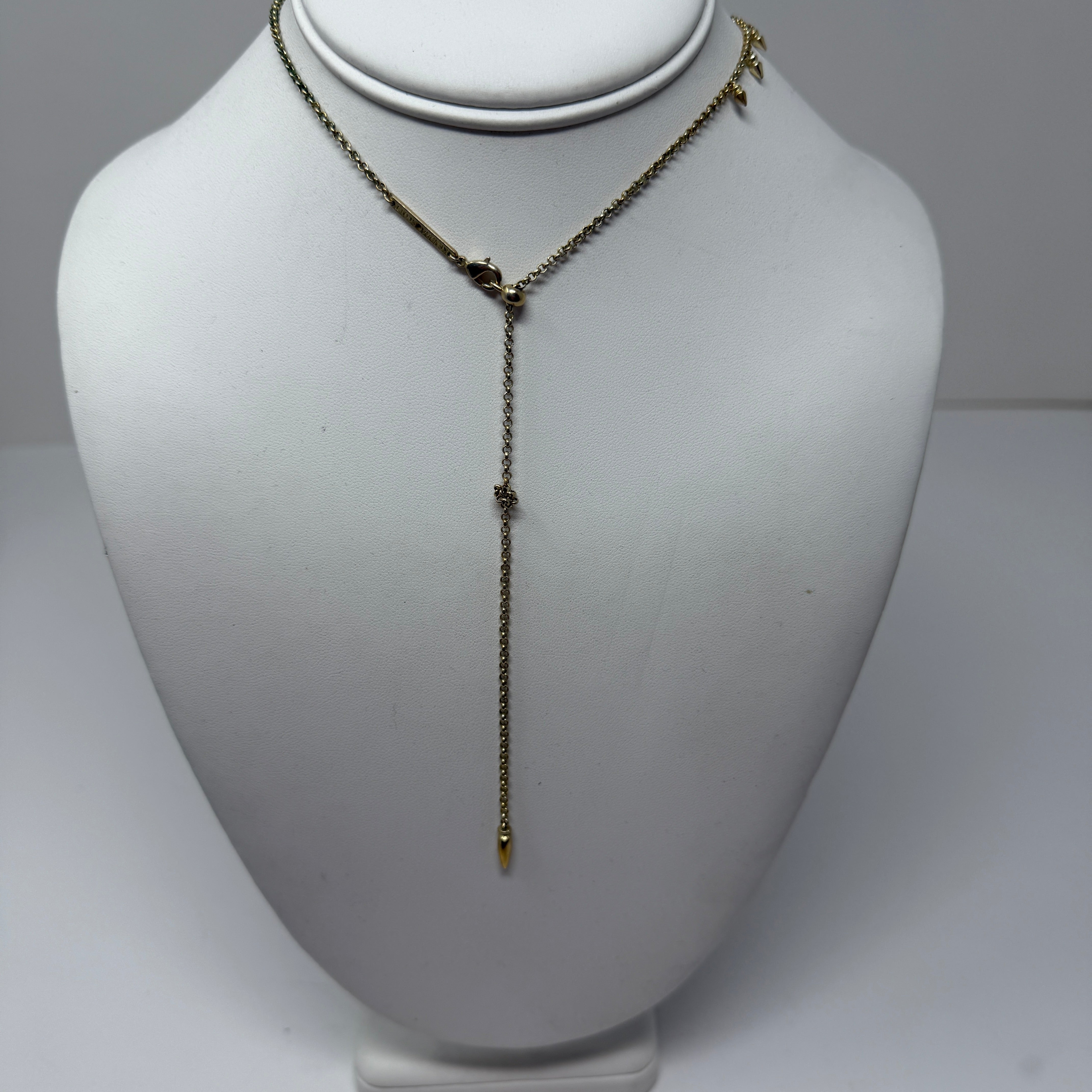 Kendra Scott Addison Adjustable Length 14k Yellow Gold Plated Choker Necklace'