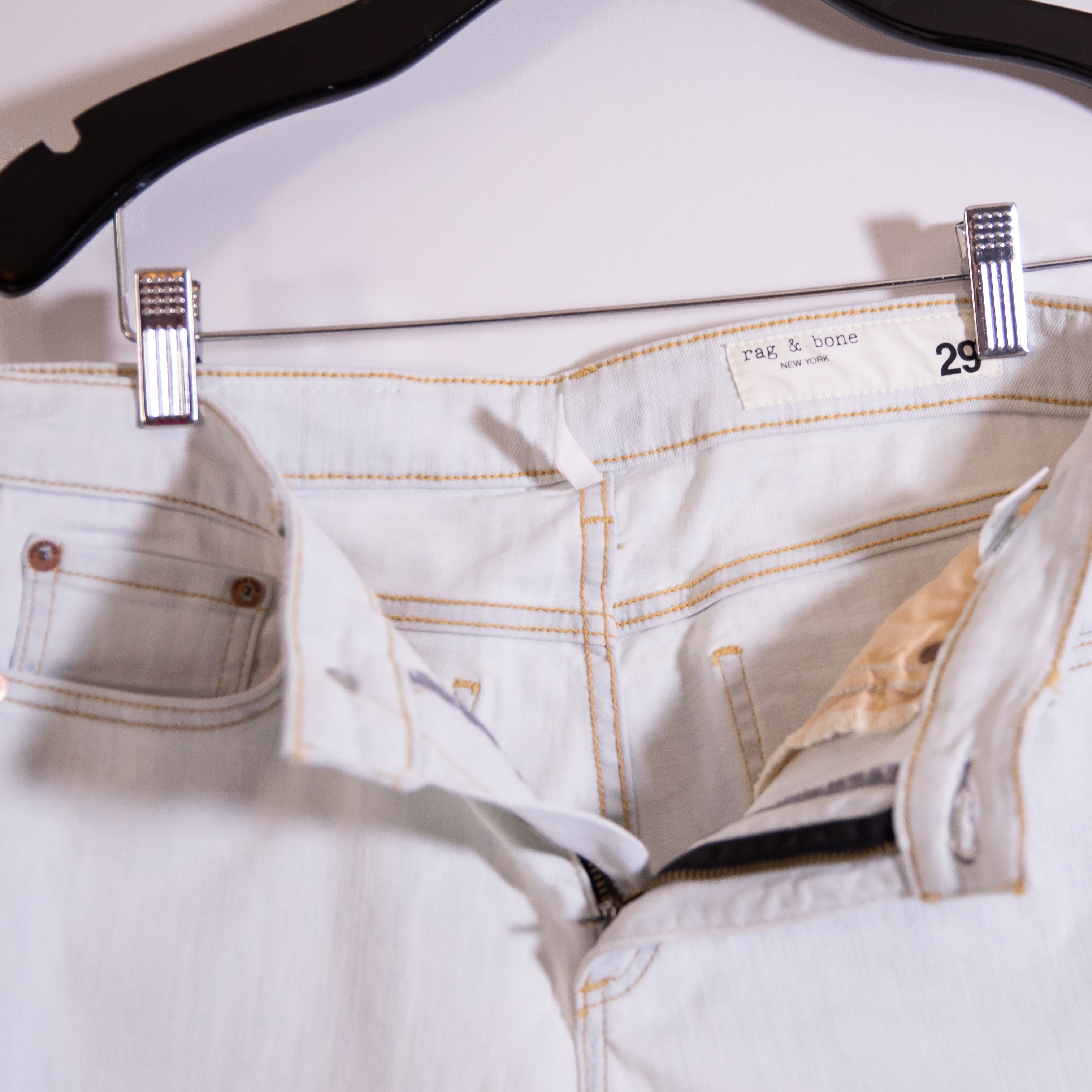 NEW Rag & Bone Cate Mid Rise Ankle Skinny Cotton Denim Jeans Ditch Plains Wash