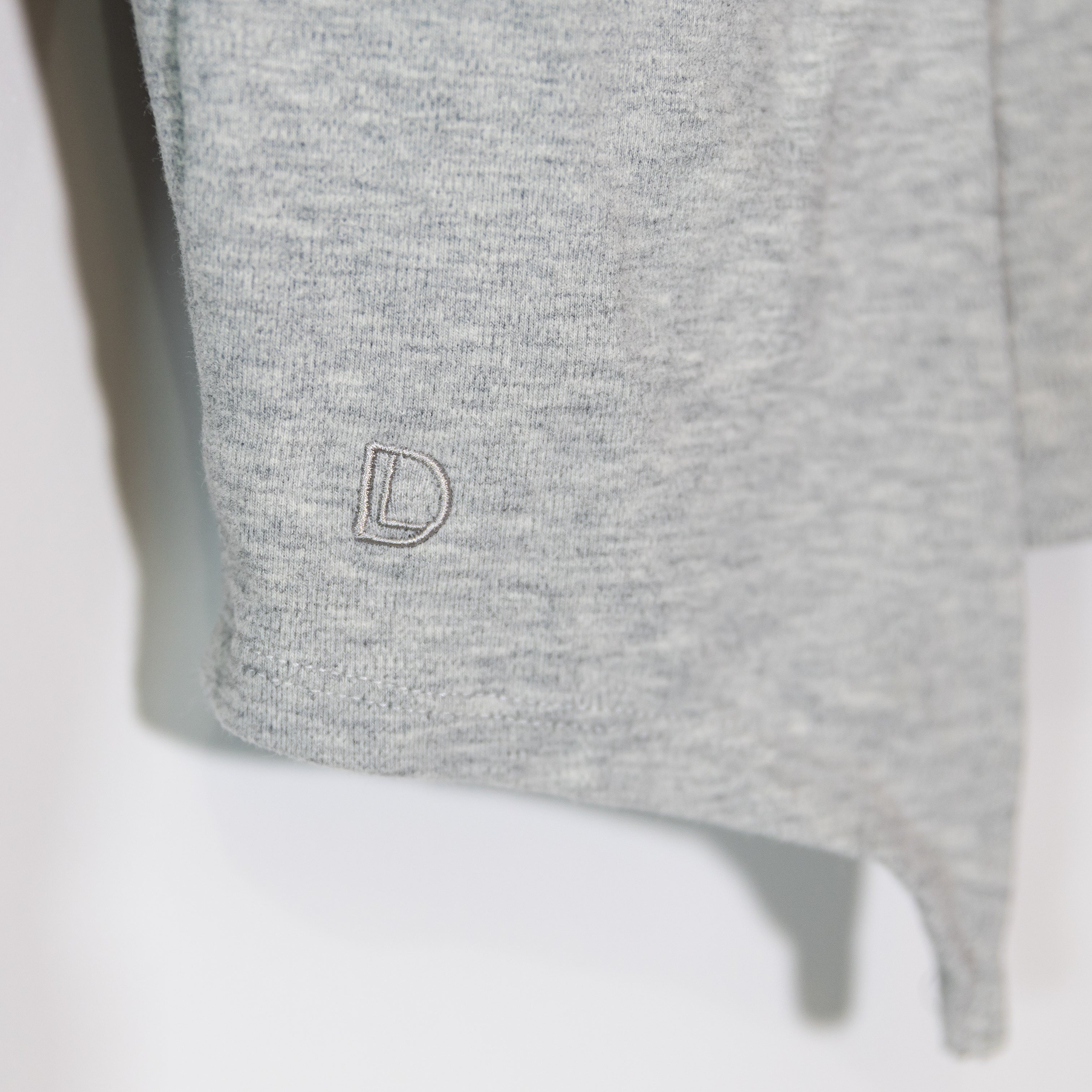 Daughter Lessons Combo Long Sleeve Reversible Twist Tie Knot Tee Shirt Gray XS