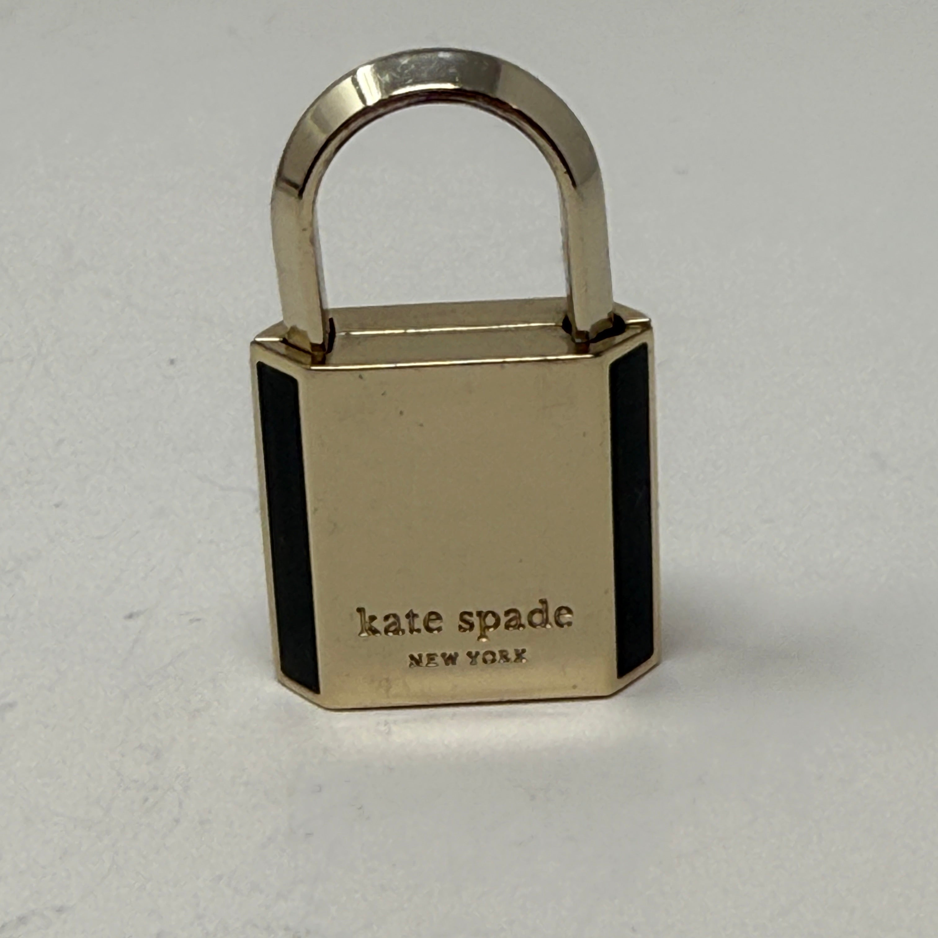 Kate Spade 14k Yellow Gold Plated Lock Box Penchant Charm