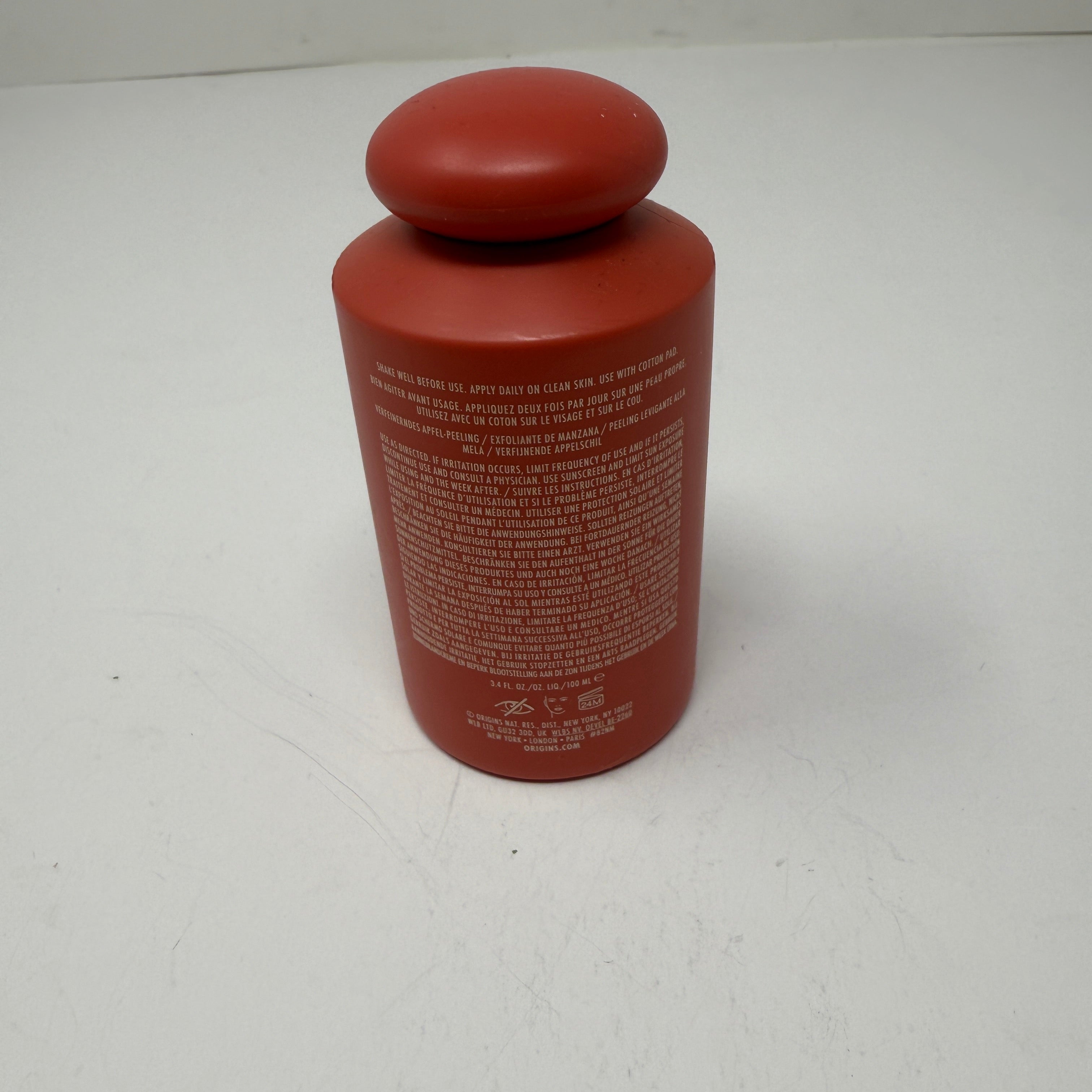 NEW Origins Youthtopia Refining Liquid Exfoliating Face Apple Peel Wash 3.4 floz