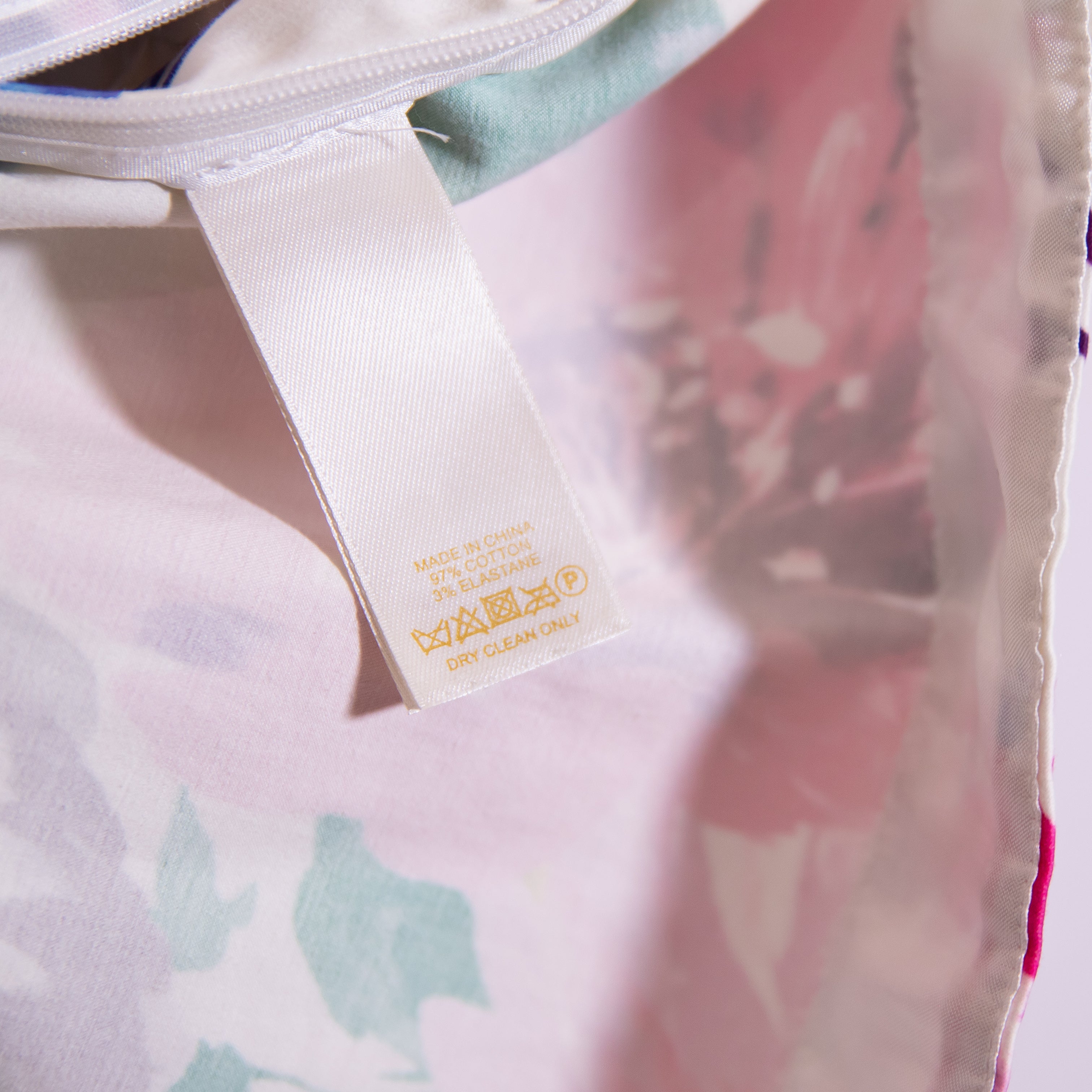 Kate Spade Thalia Cotton Stretch Poplin Peplum Sleeveless Floral Blouse Shirt 6