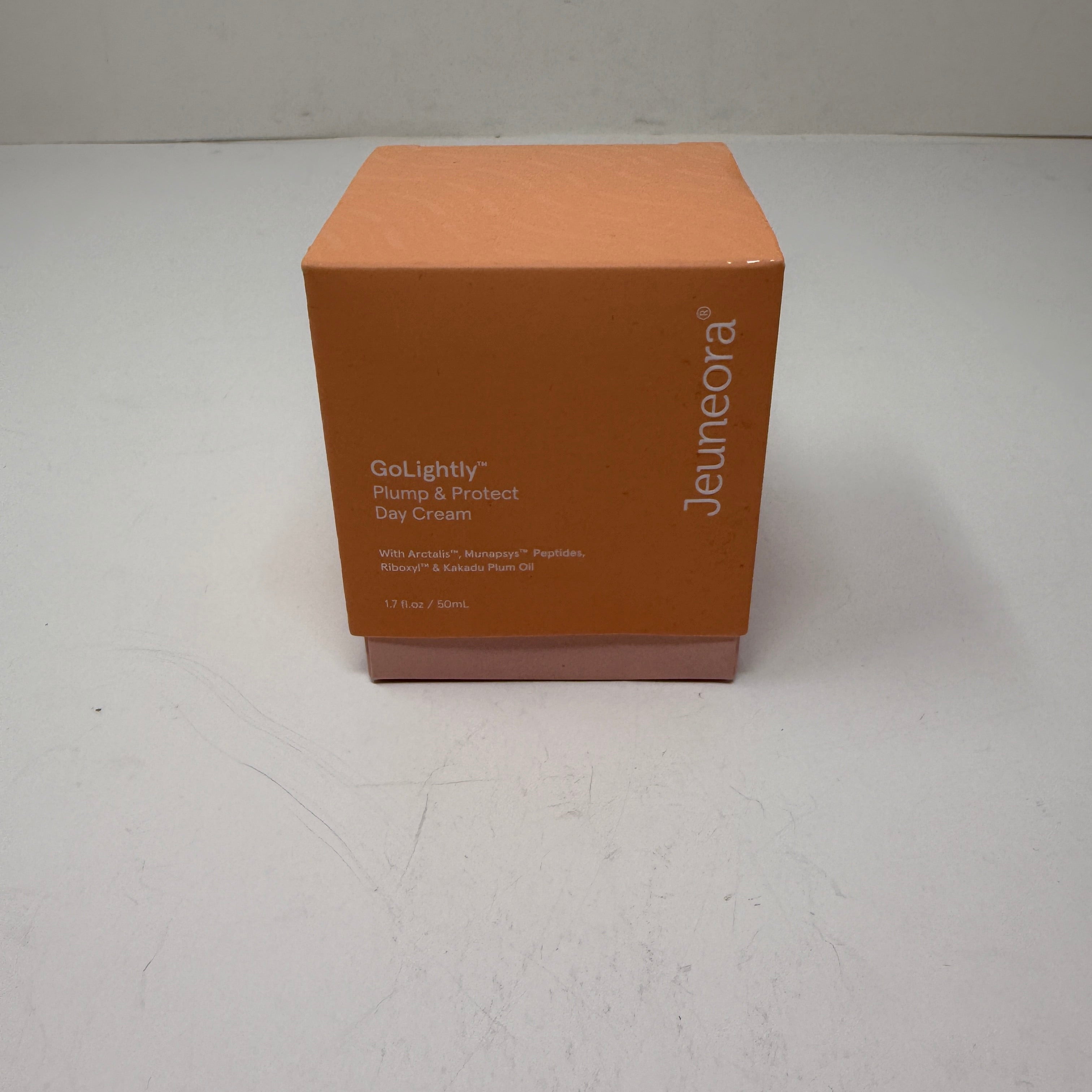 NEW Jeuneora GoLightly Plump & Protect Day Cream Moisturizing Lotion Full Size