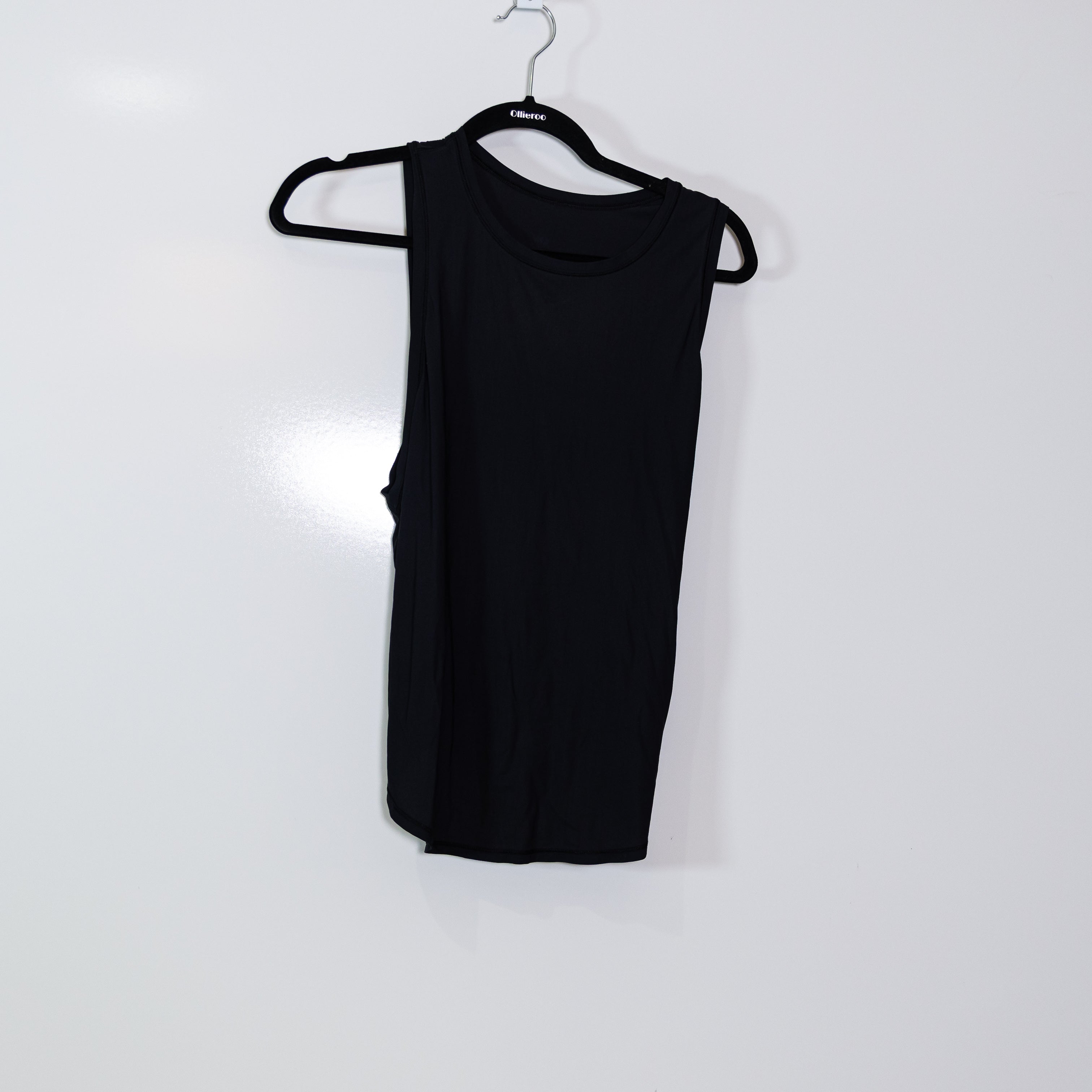 Lululemon Women's Ace Mesh Tie Knot Scoop Neck Sleeveless Tank Top Black Small