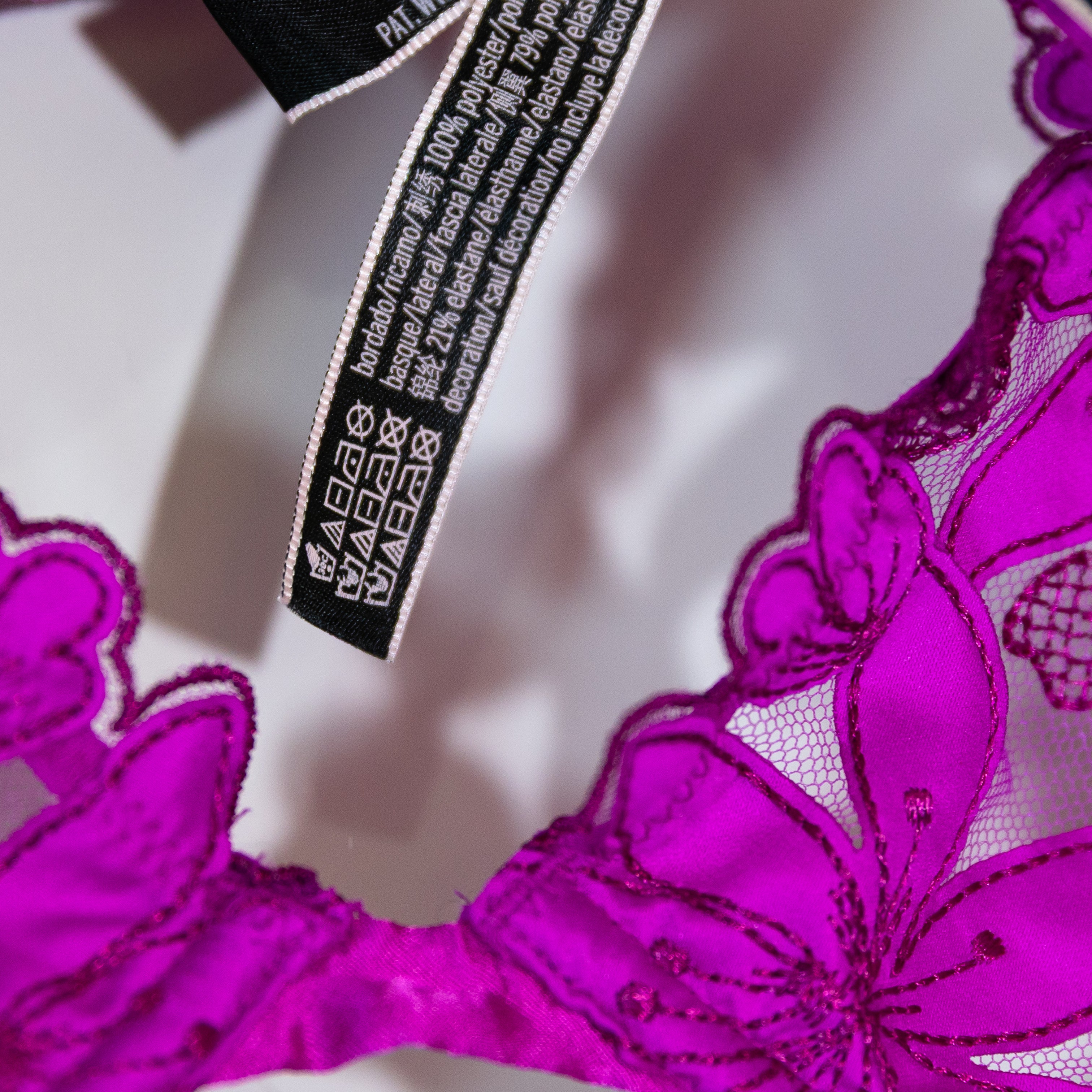 Victoria's Secret Women's Satin Sheer Panel Tulle Mesh Underwire Lingerie Bra