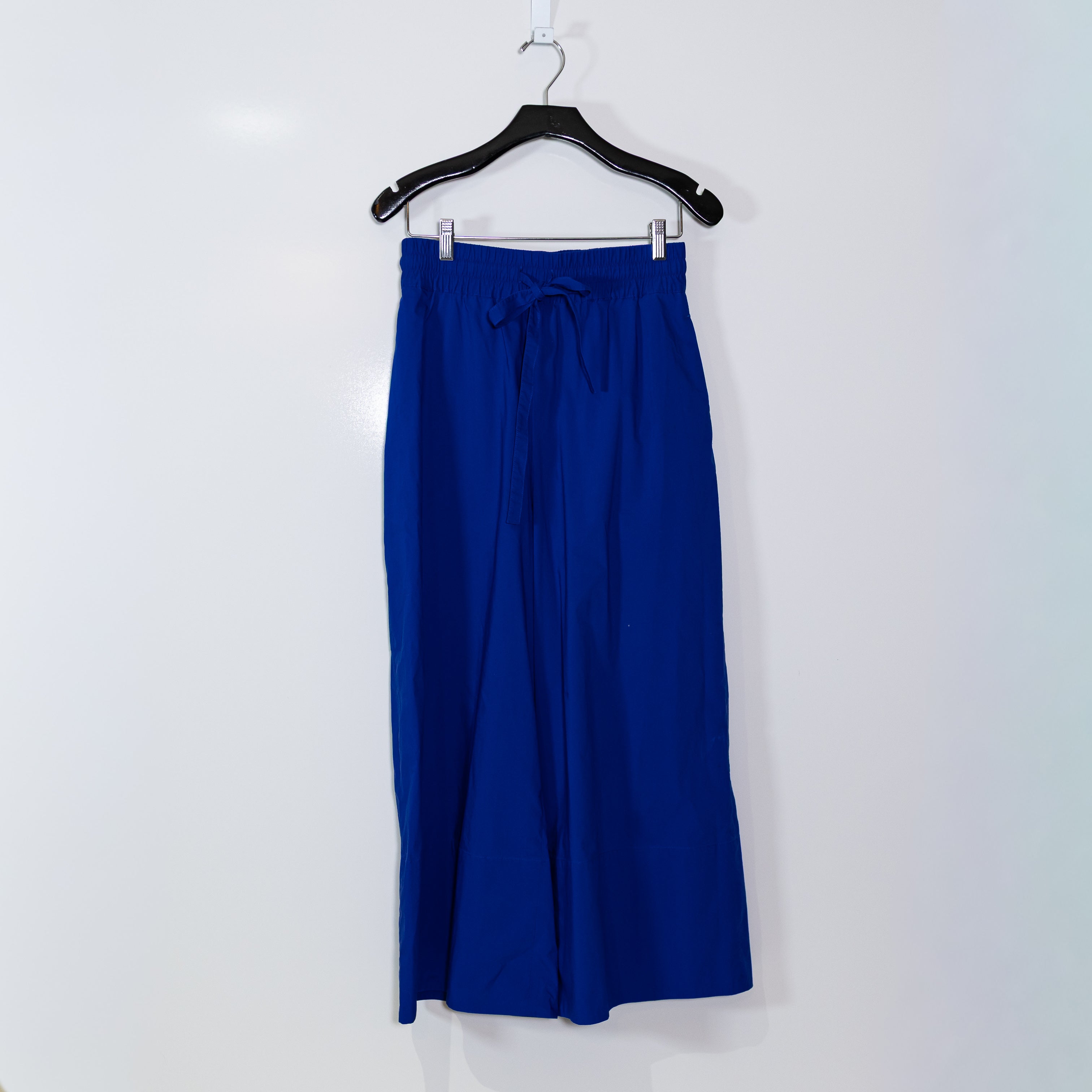 Studio Nicholson Camino Parachute Cotton Poplin Wide Leg Trouser Pants Lapis S