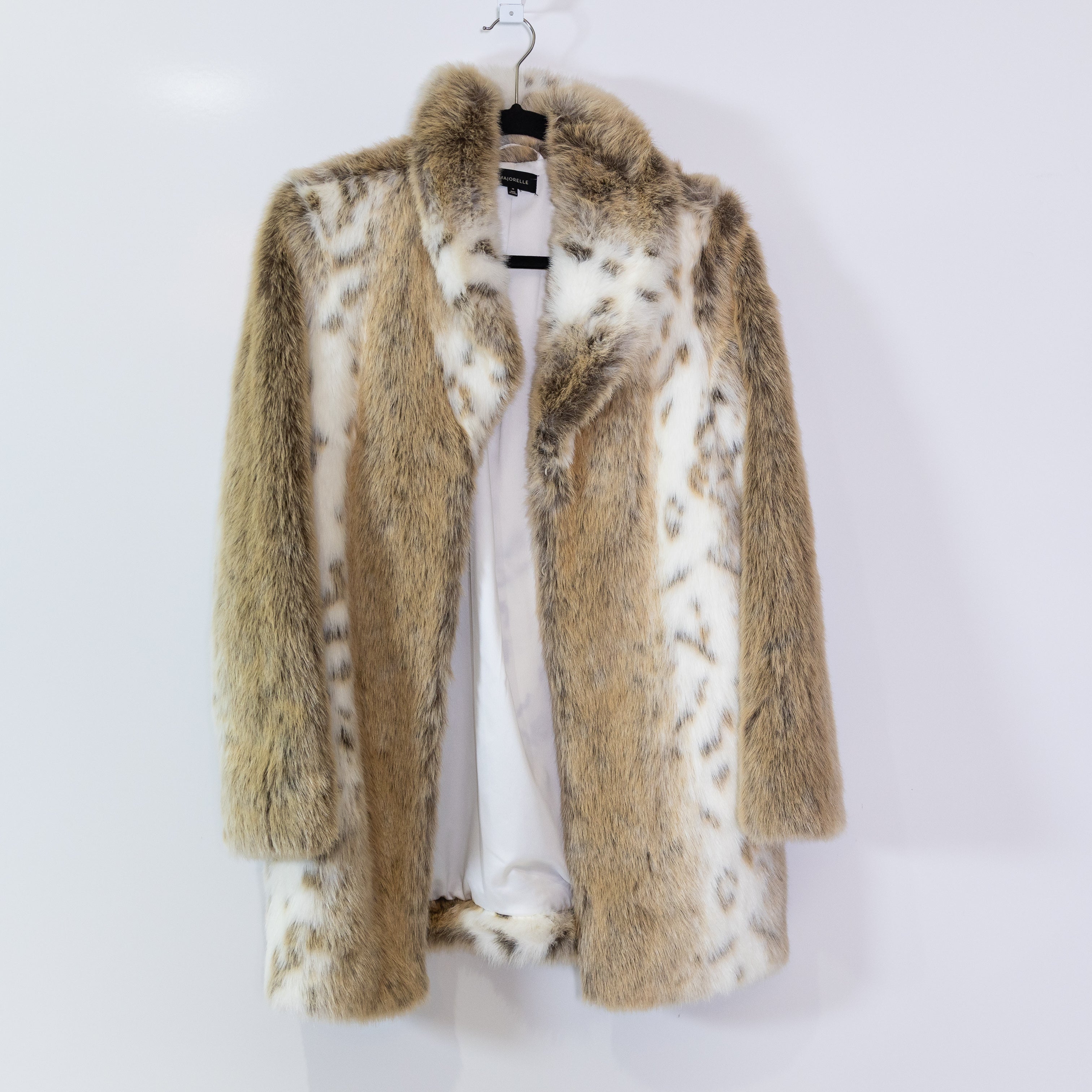 Majorelle Tatiana Faux Vegan Fur Arctic Fox Oversized Coat Jacket XS
