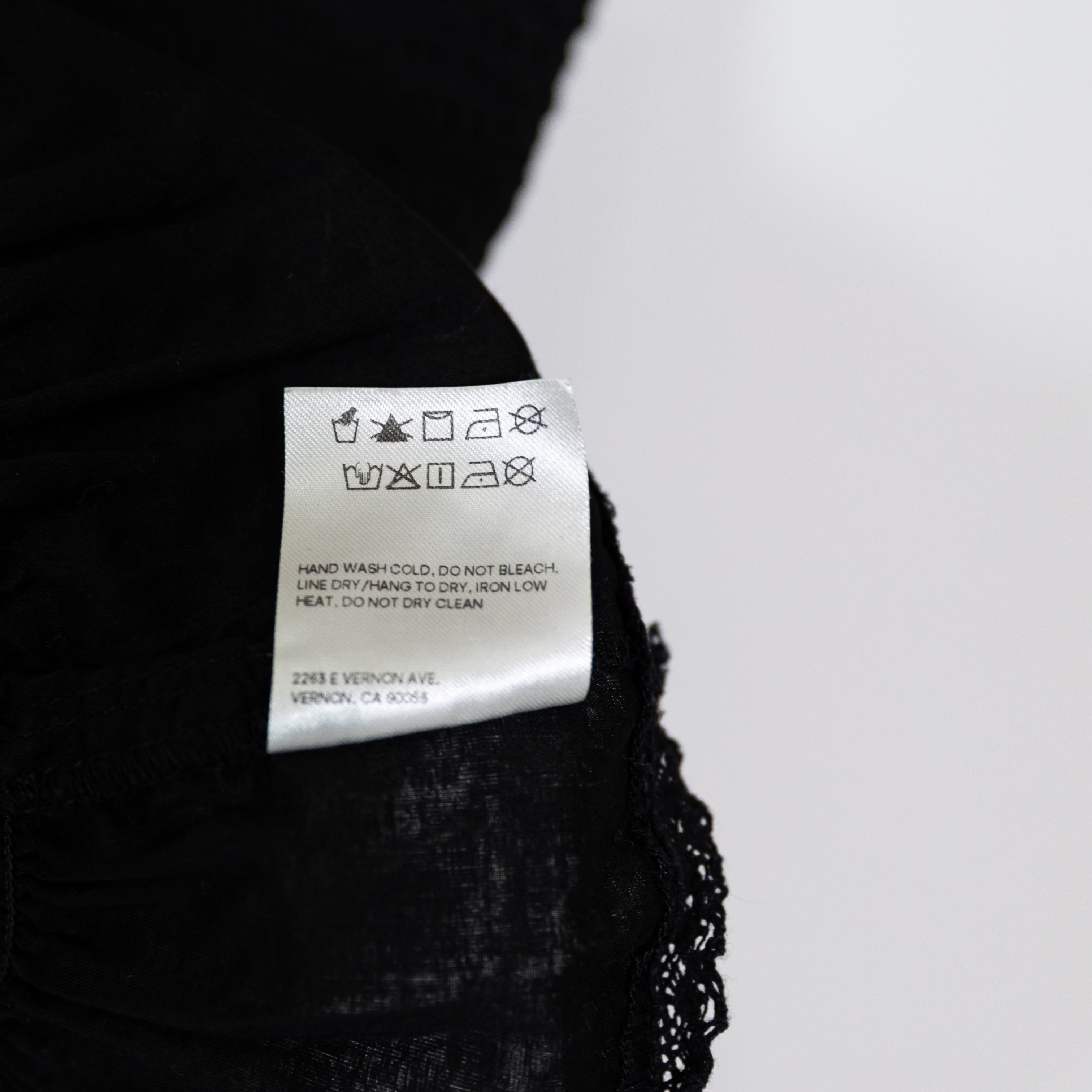 Reformation Oakleigh Organic Cotton Smocked Stretch Ruffle Tank Top Black Medium